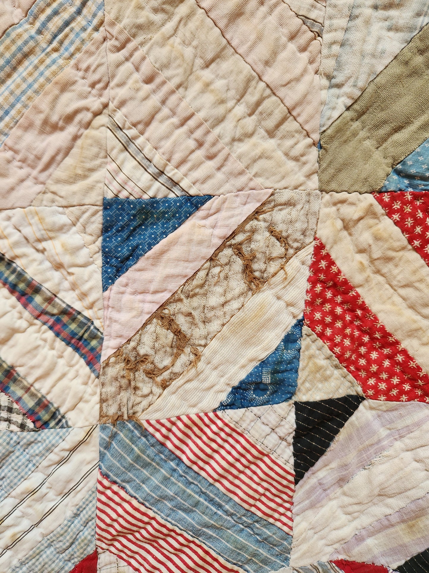 Antique String Quilt c1900