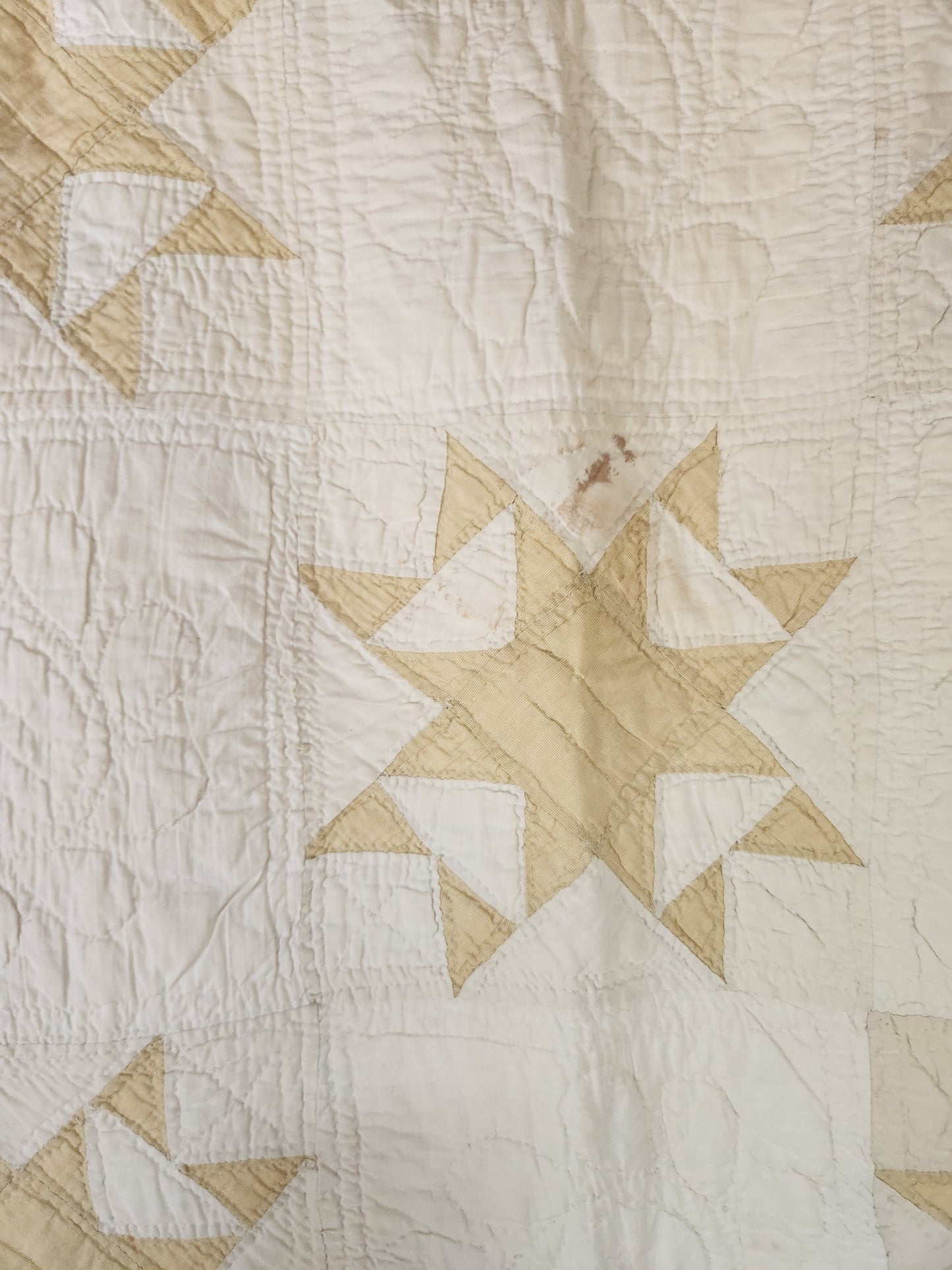 PAIR Of Matching Star Quilts ca 1930