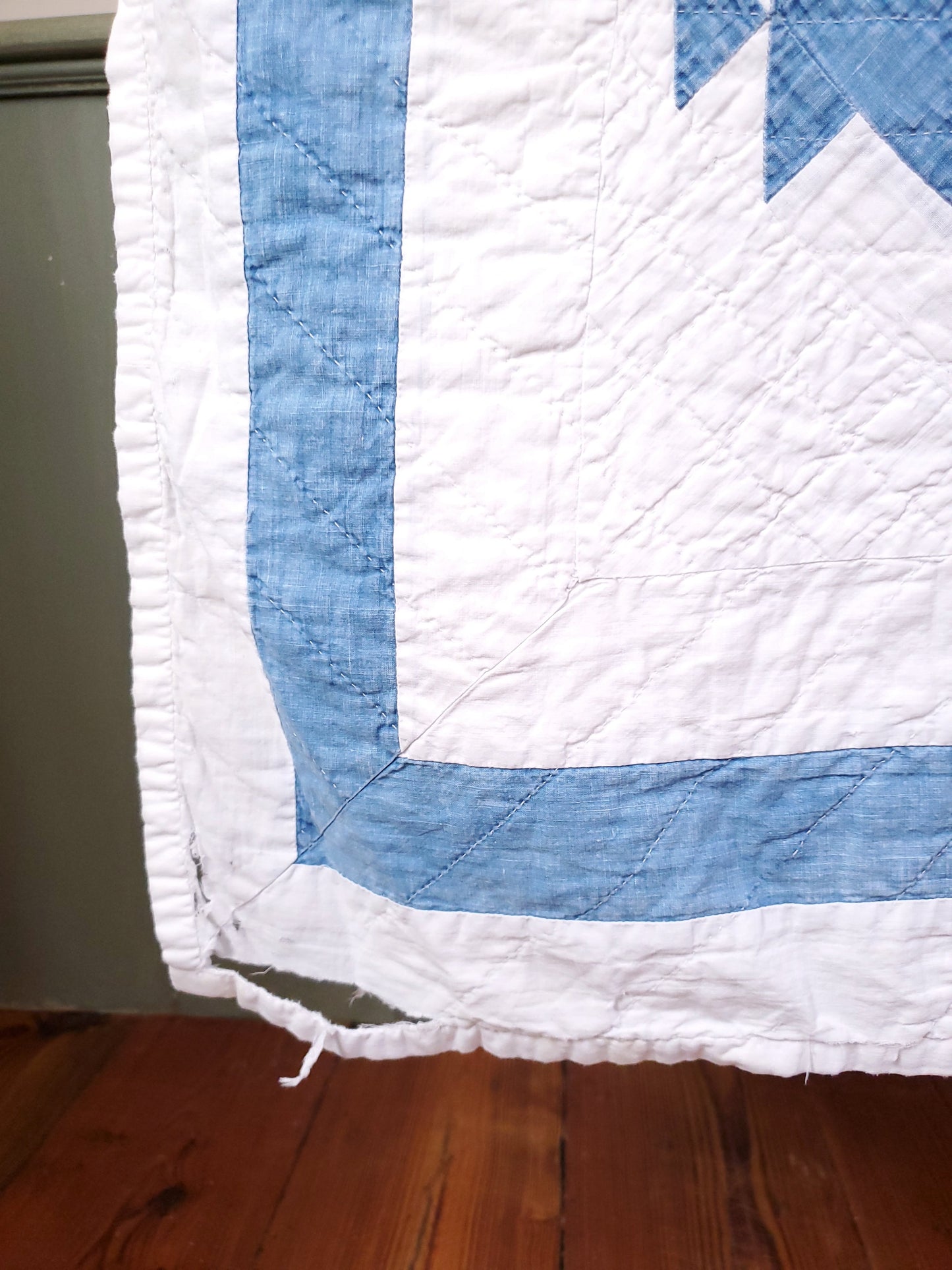 Blue & White Antique Quilt