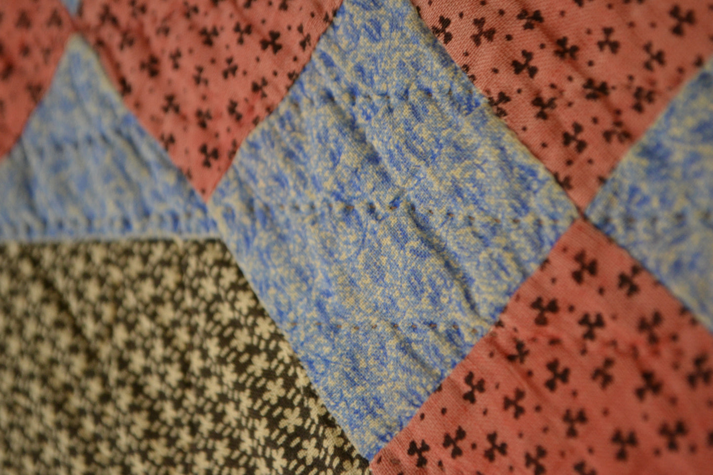 Antique Patchwork Quilt ca 1890