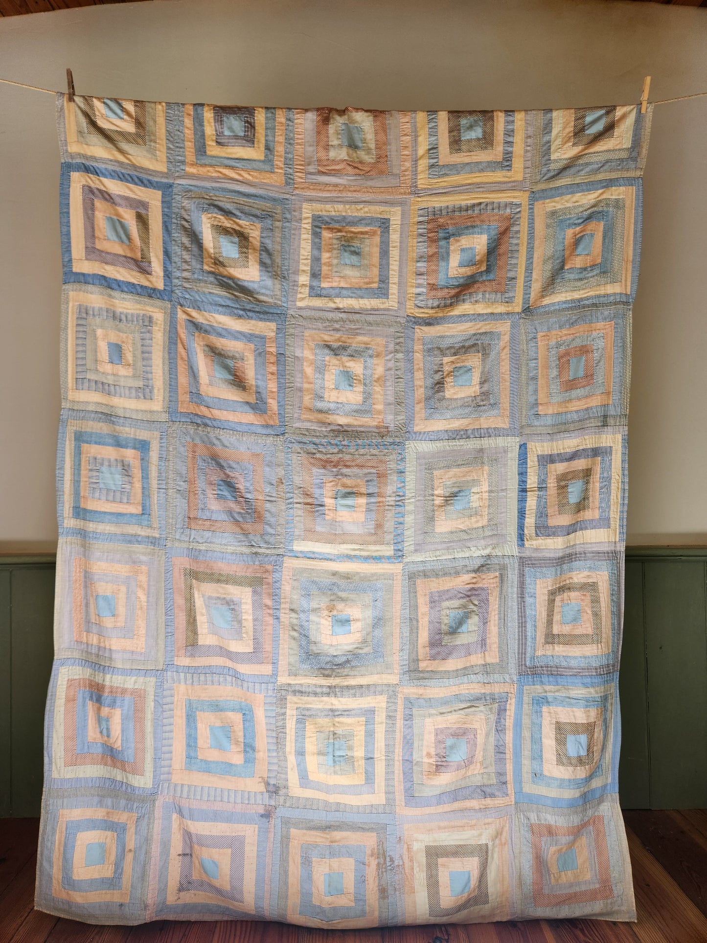 Antique Log Cabin Quilt