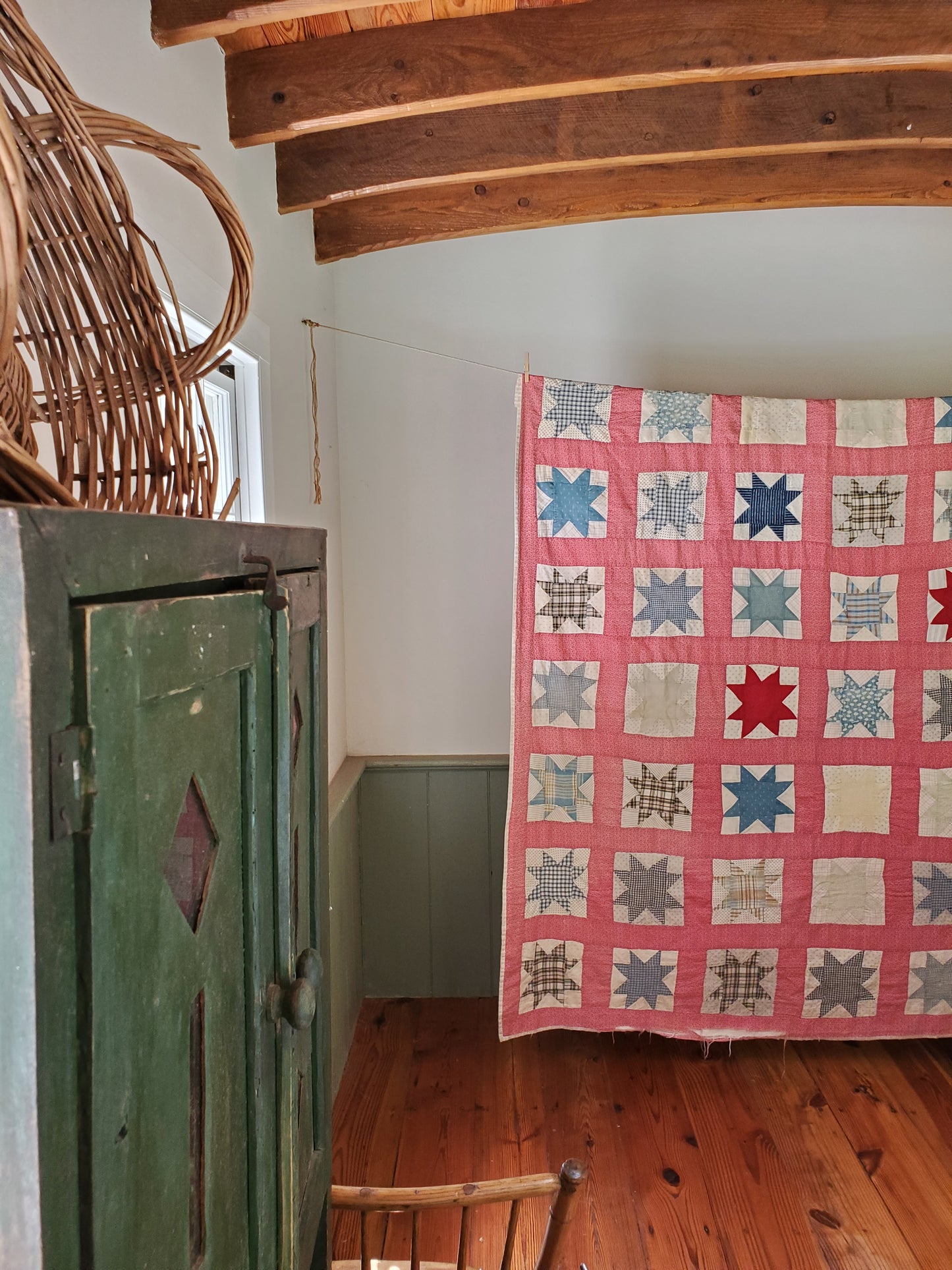 Antique Patchwork Star Quilt