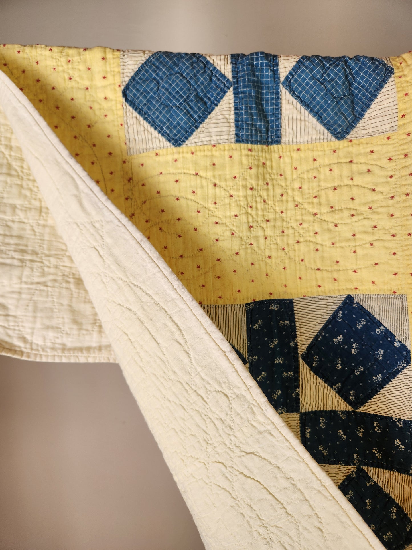 Antique Garden of Eden Patchwork Quilt c1900