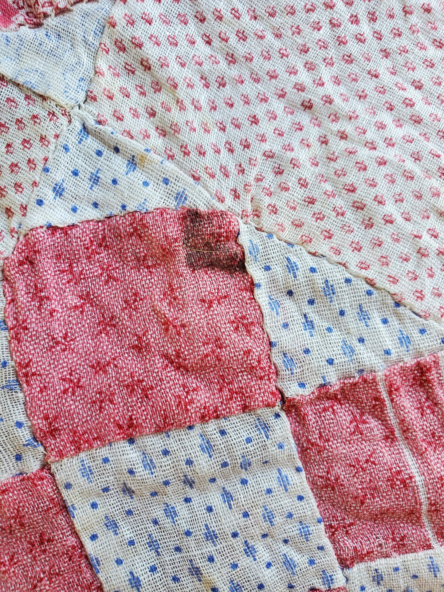 Pink 25 Patch Quilt Top