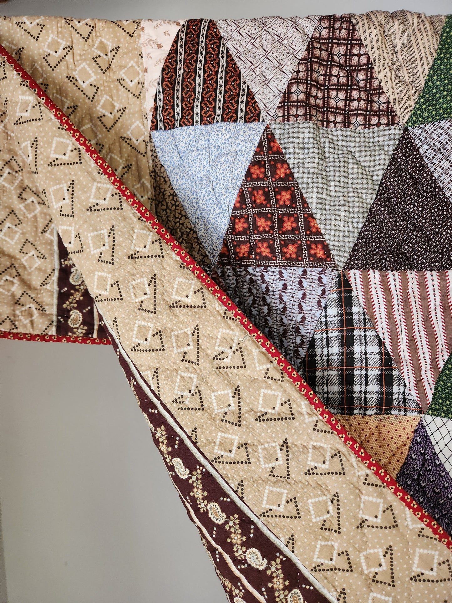 Antique Semi Charm Quilt c1890