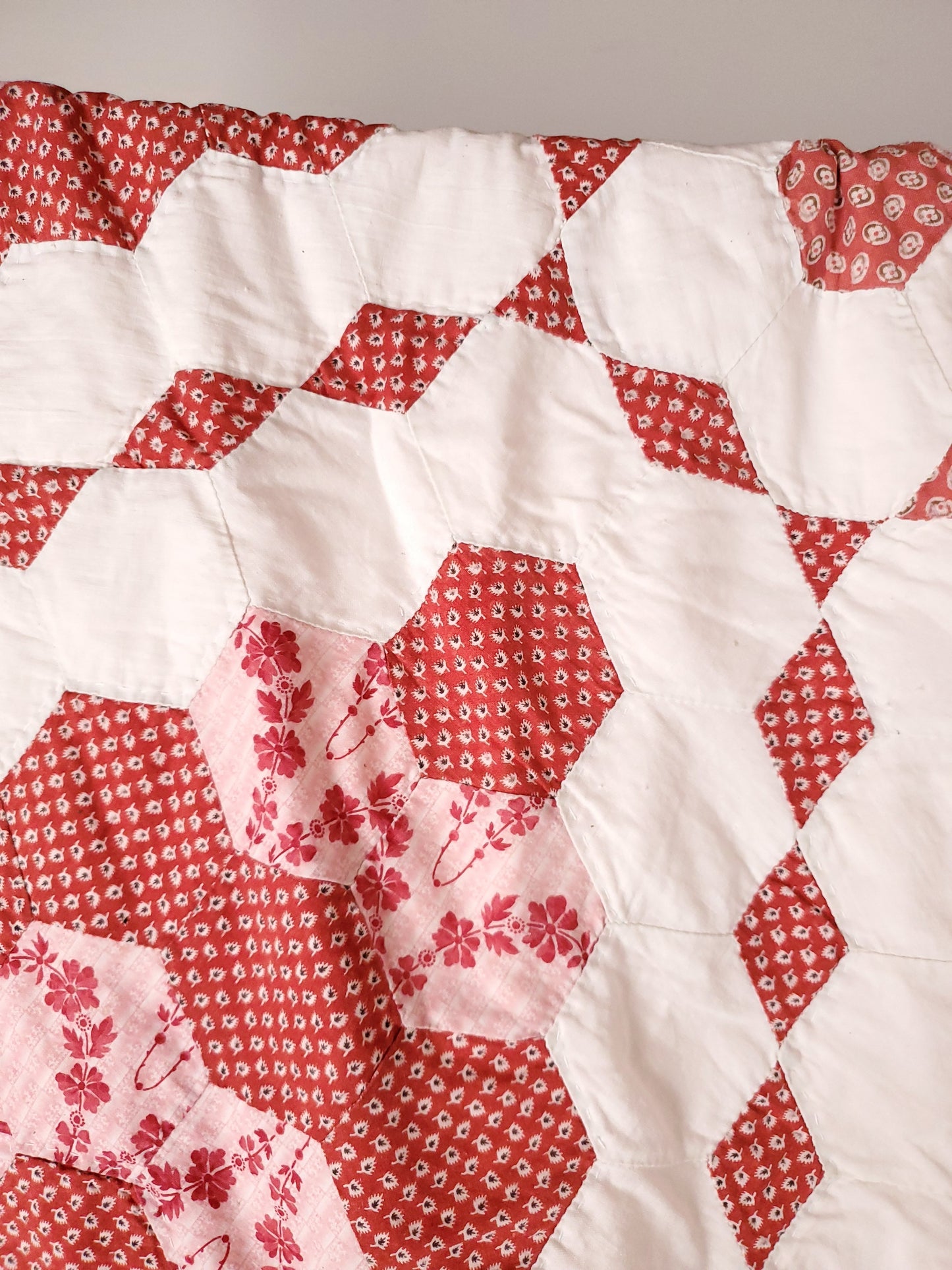 Pink Hexagon Quilt