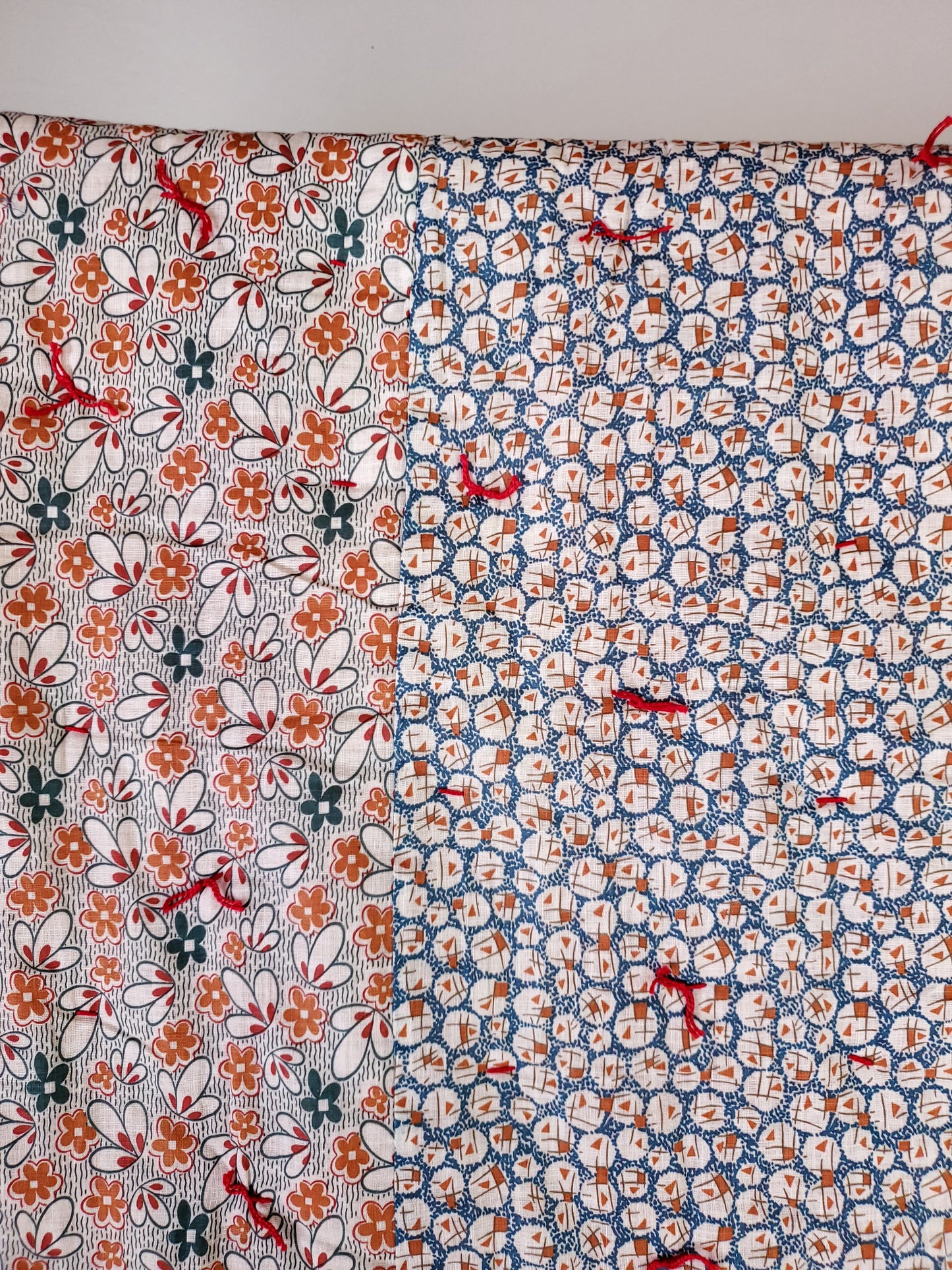 Hand Tied Vintage Quilt ca 1940
