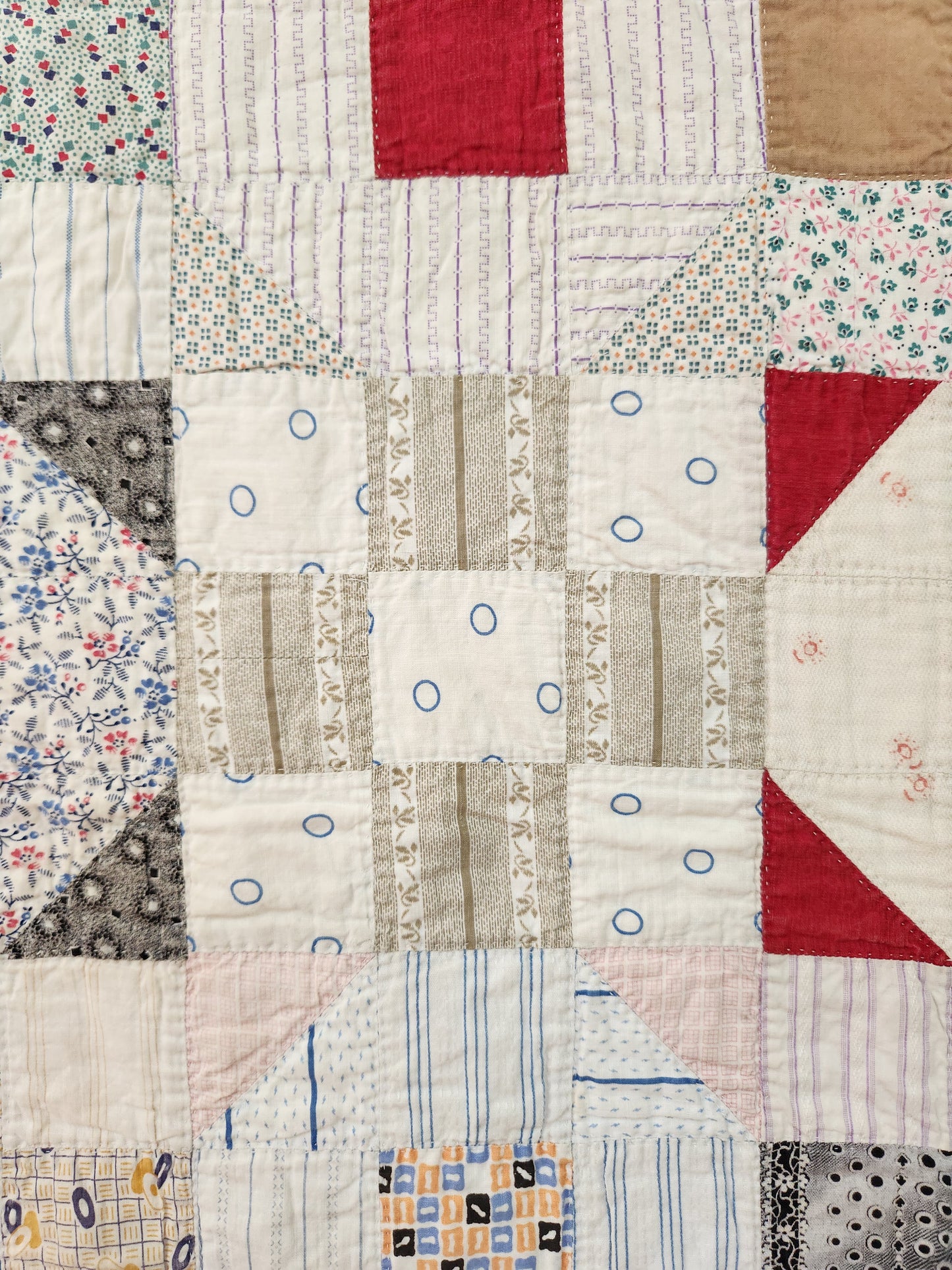 Antique Patchwork Quilt ca 1900