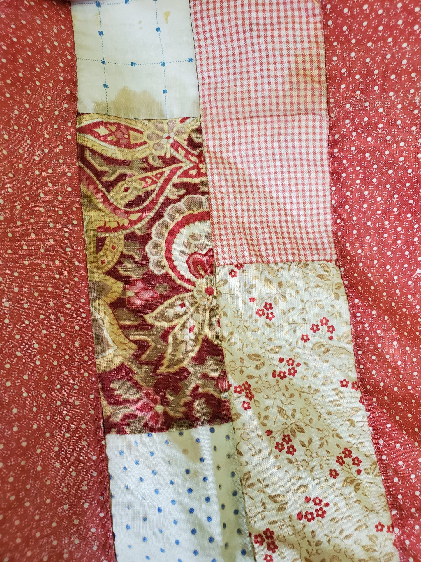 19th Century Quilt Top Fragment