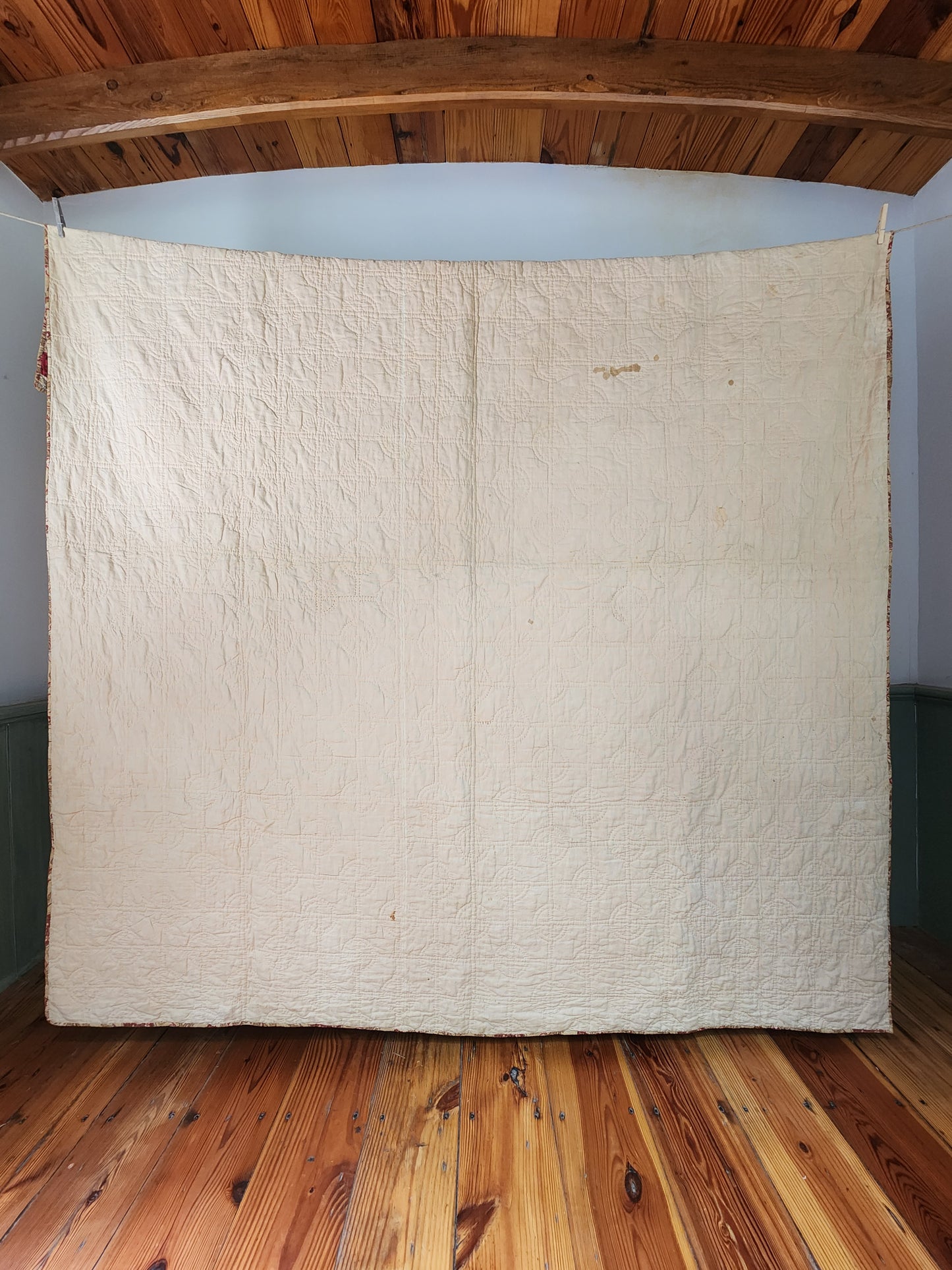 Antique Snowball Quilt c1890