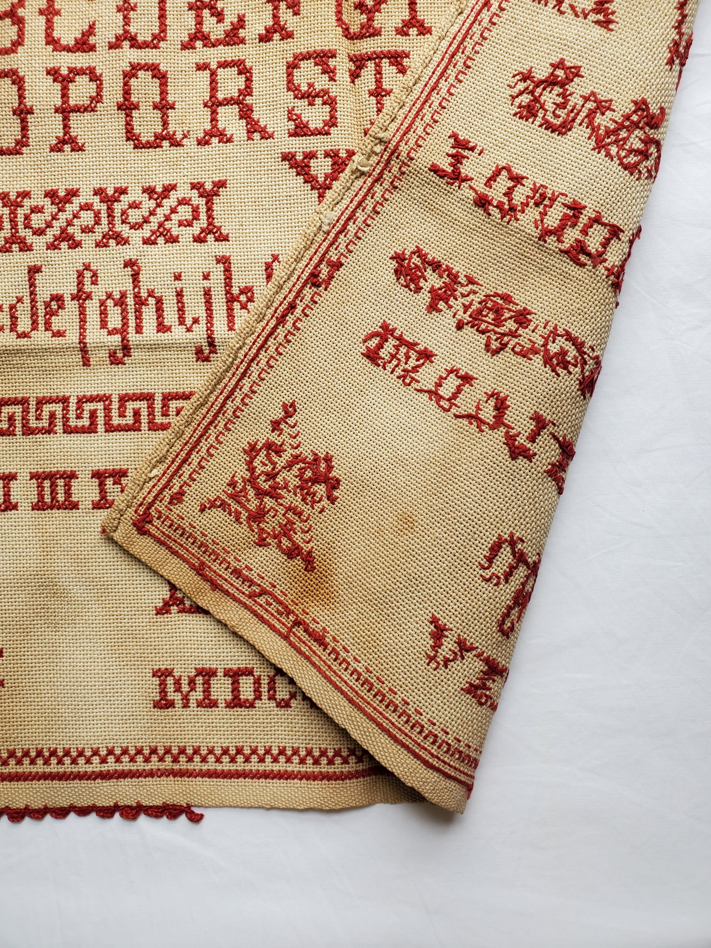 1885 Cross Stitch Sampler