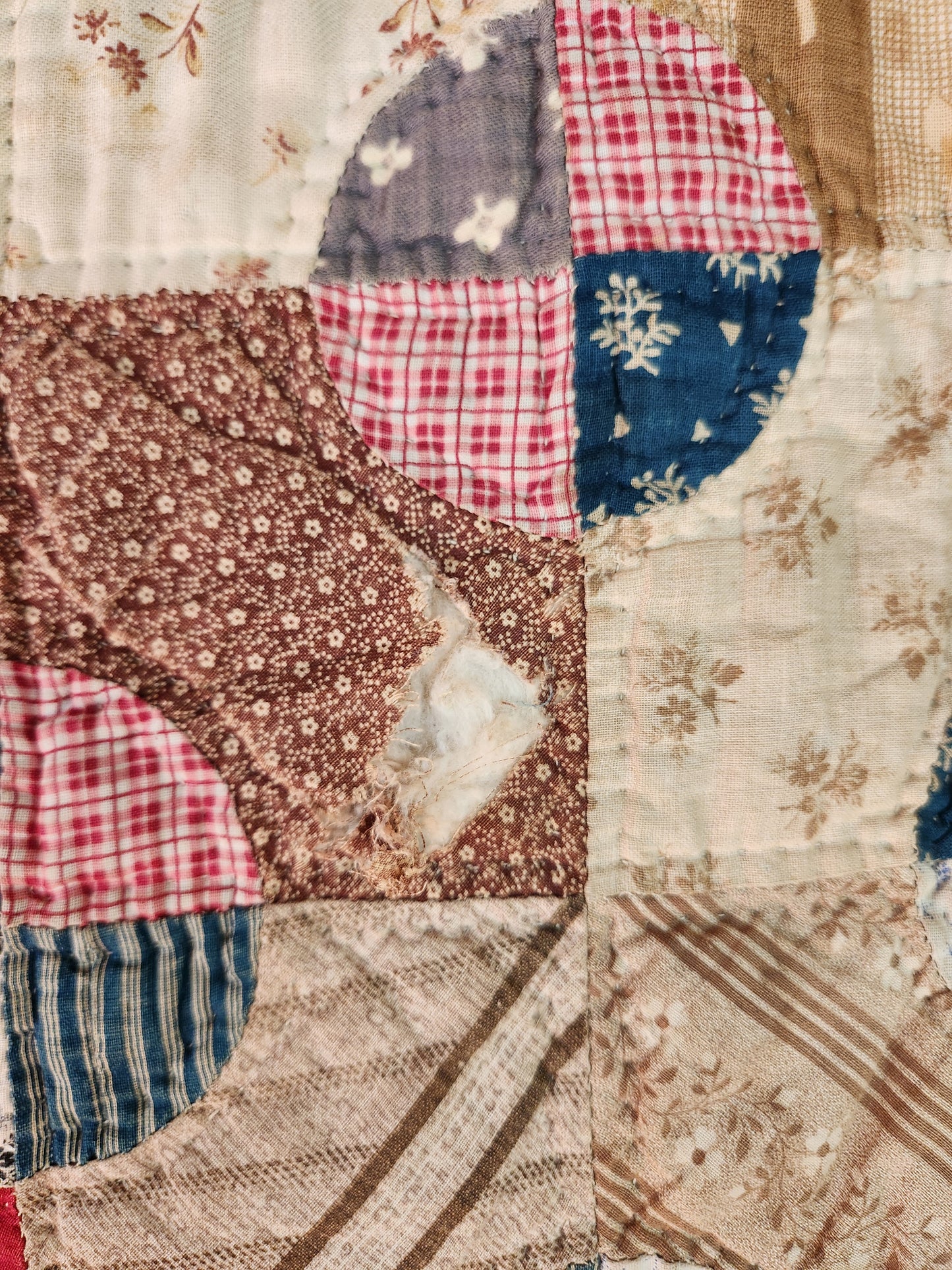 Antique Snowball Quilt c1890