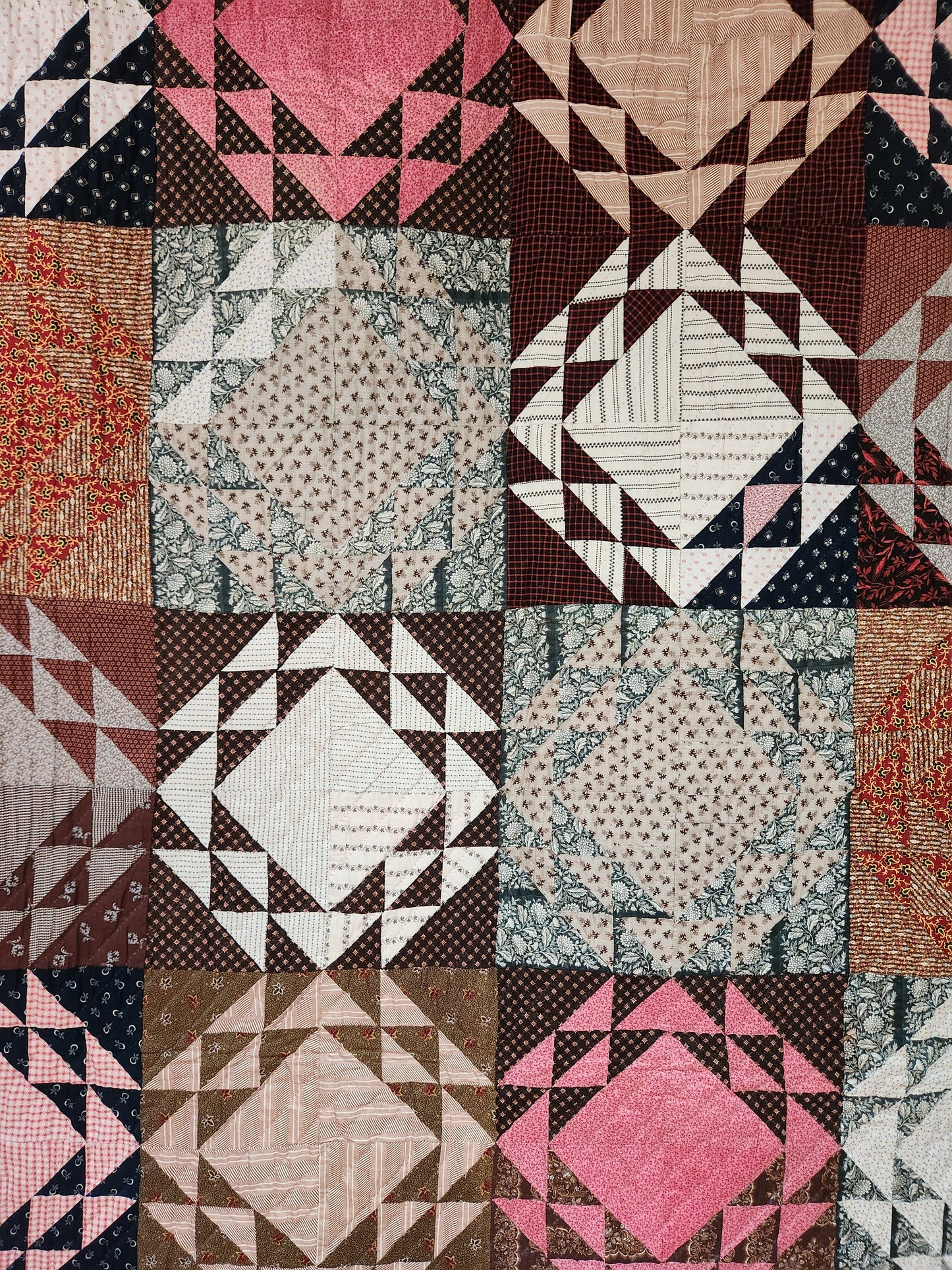 Mint Condition 19th Century Patchwork Quilt