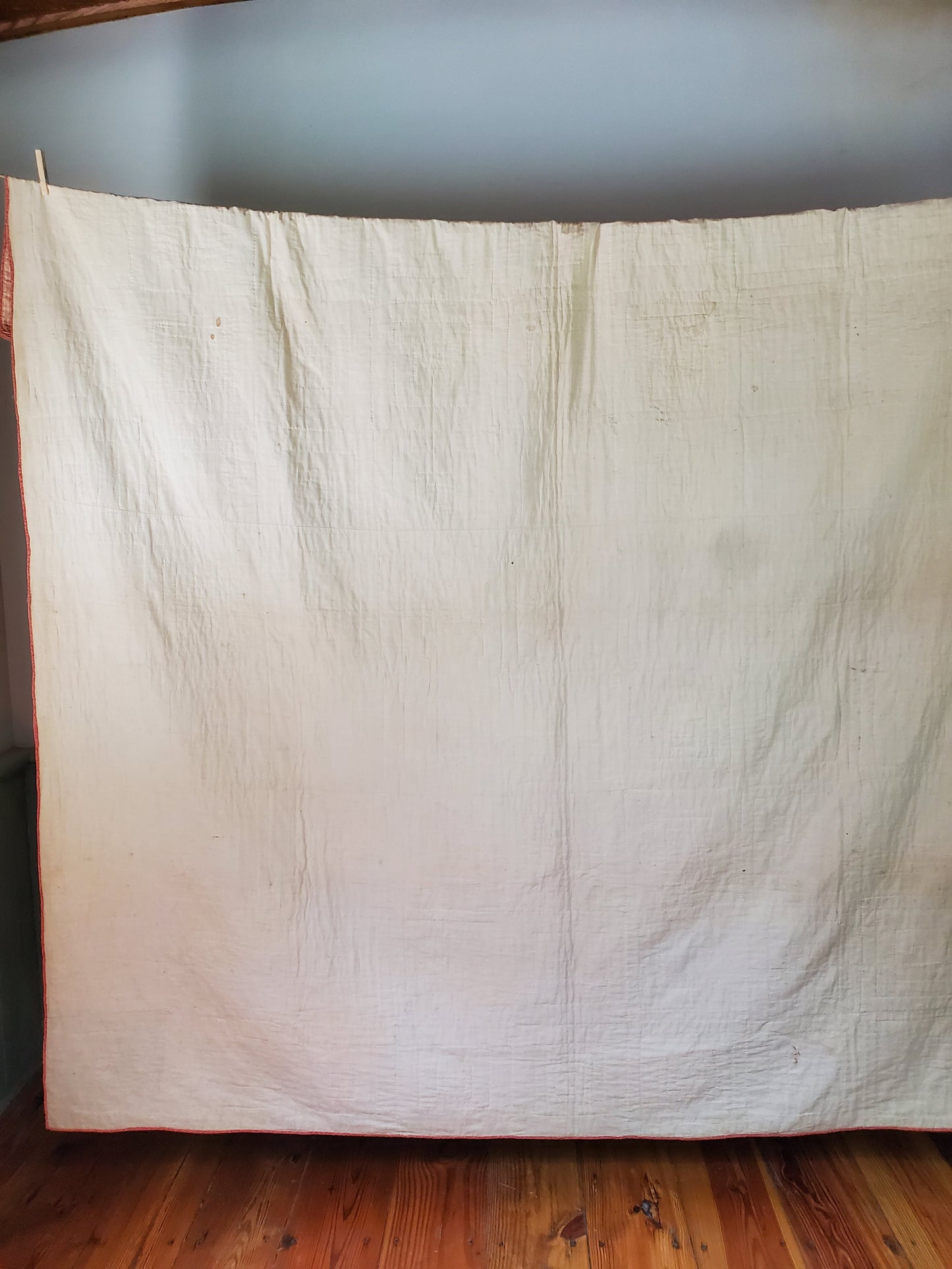 Antique Log Cabin Quilt c1890