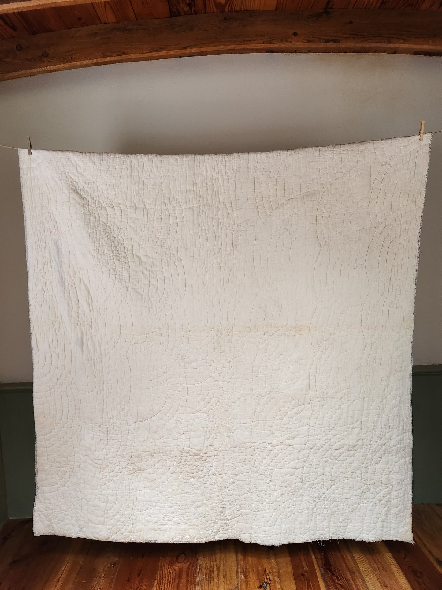 Vintage Patchwork Feed Sack Quilt c1940