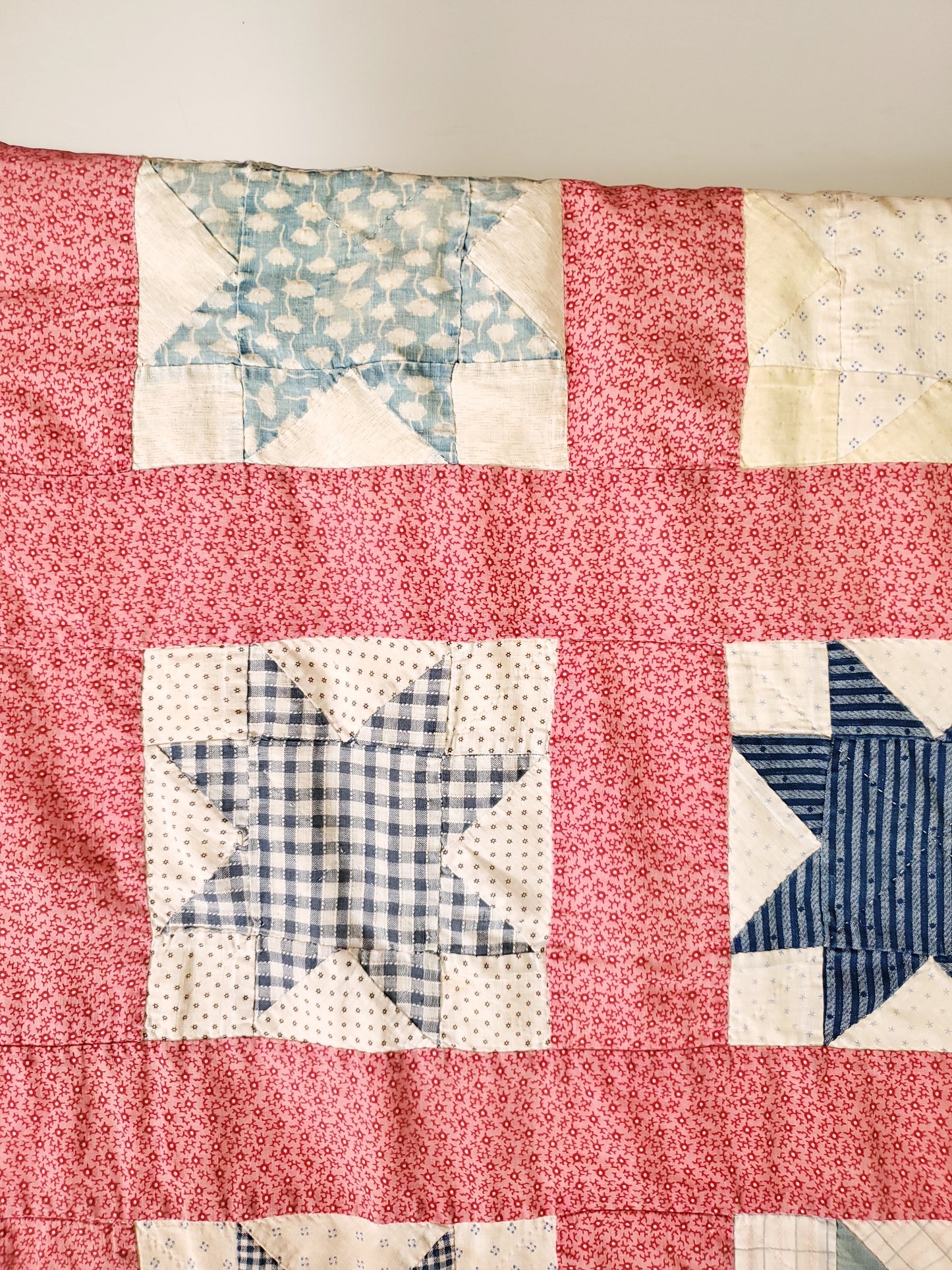 Antique Patchwork Star Quilt
