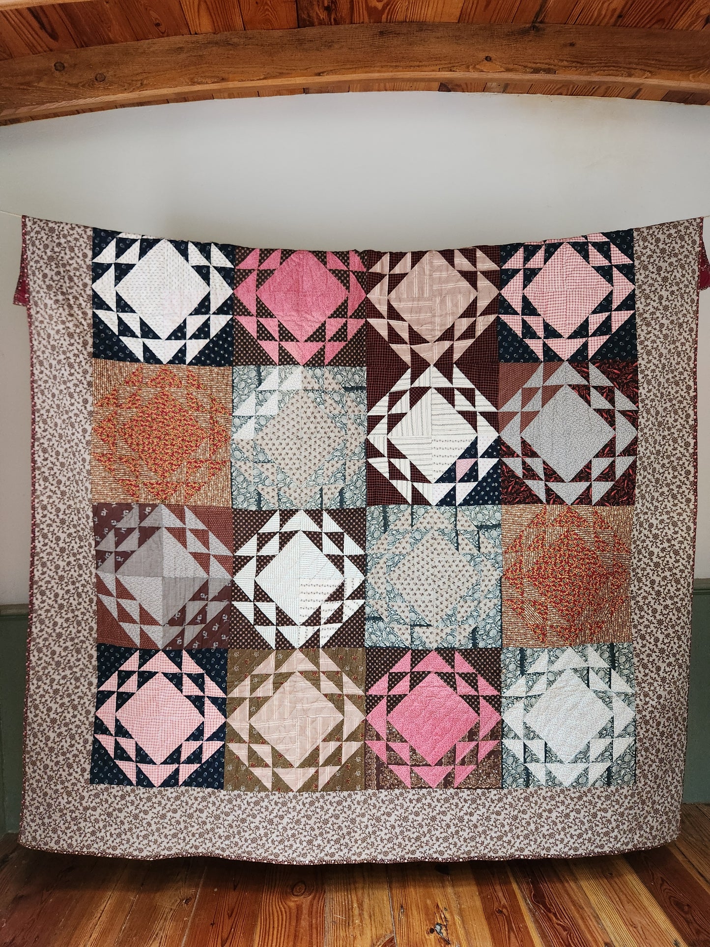 Mint Condition 19th Century Patchwork Quilt