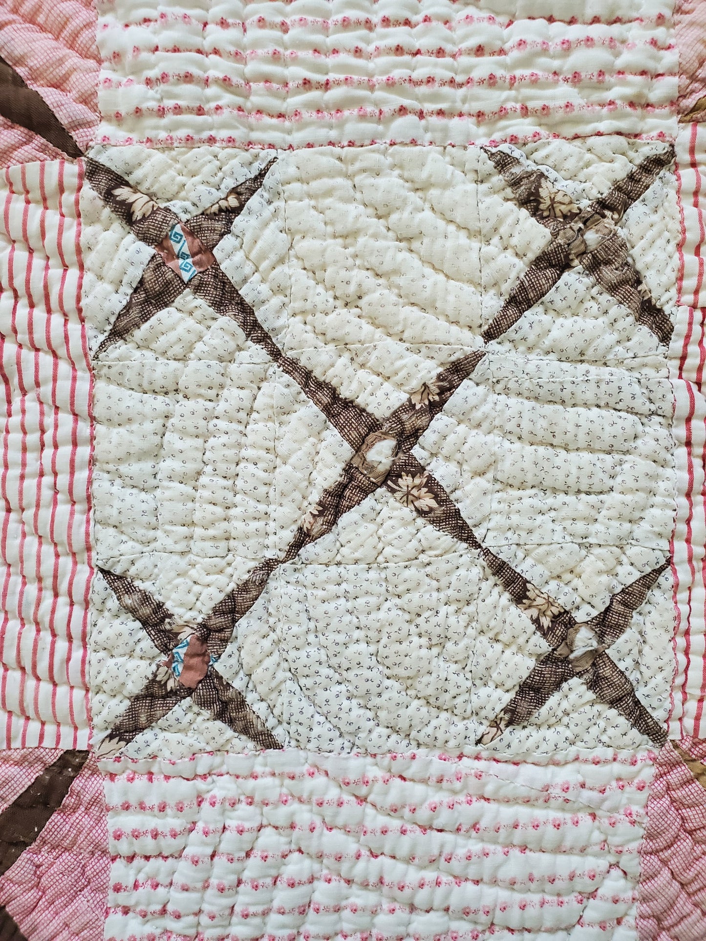 Antique Crosses Quilt ca 1900