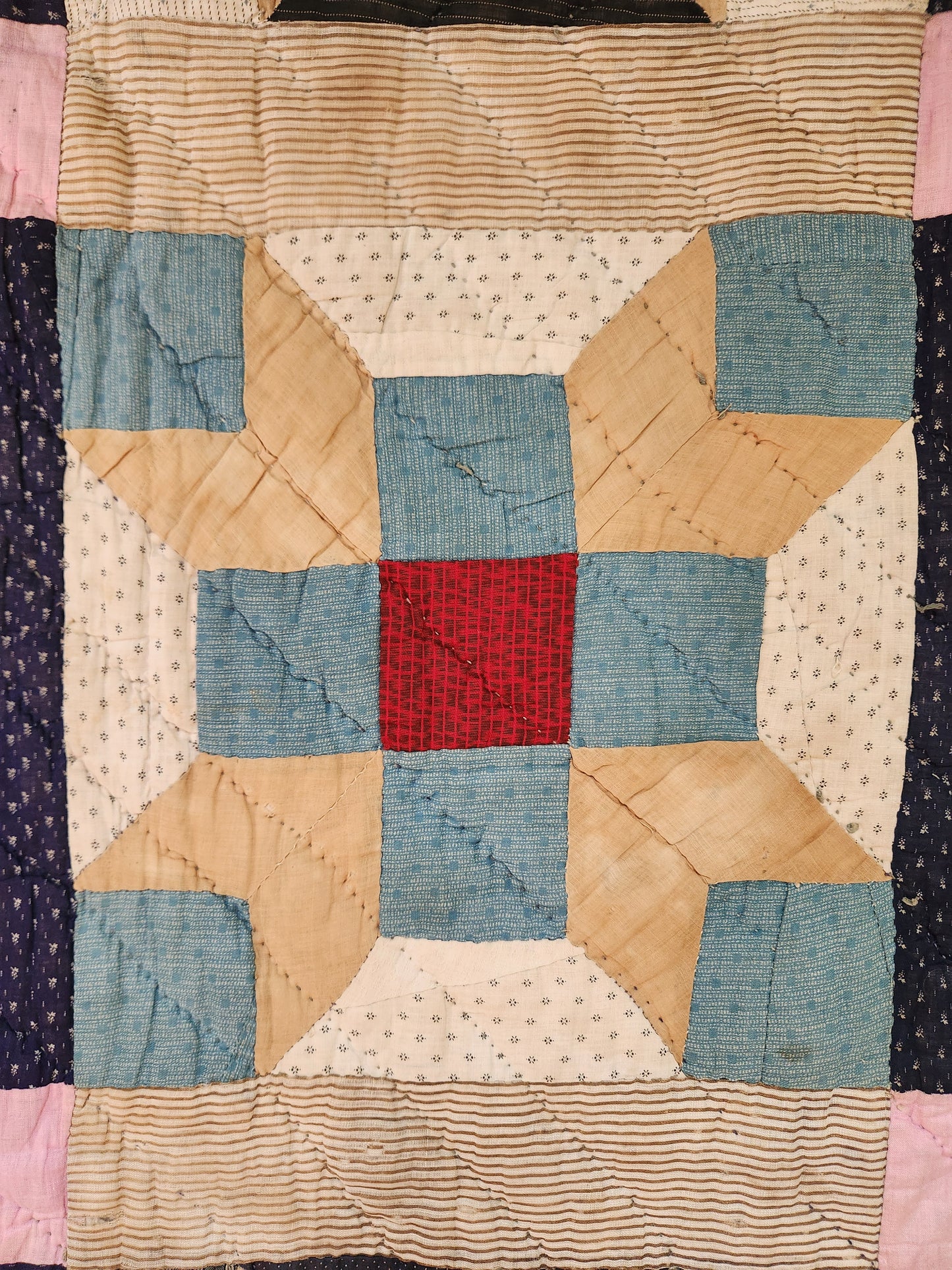 Primitive Patchwork Quilt c1900