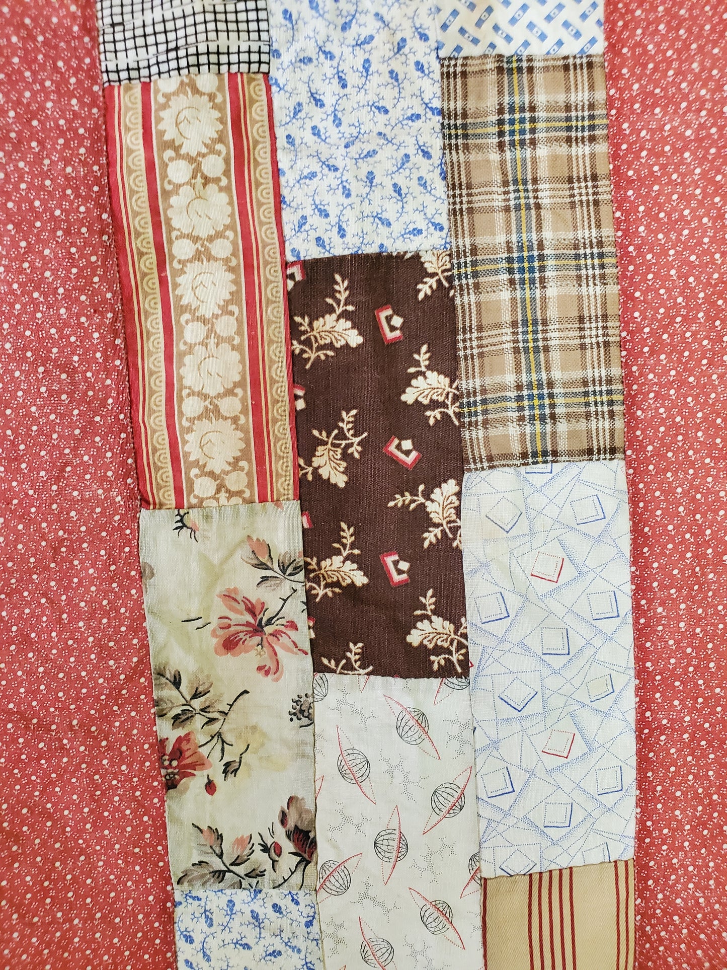 19th Century Quilt Top Fragment