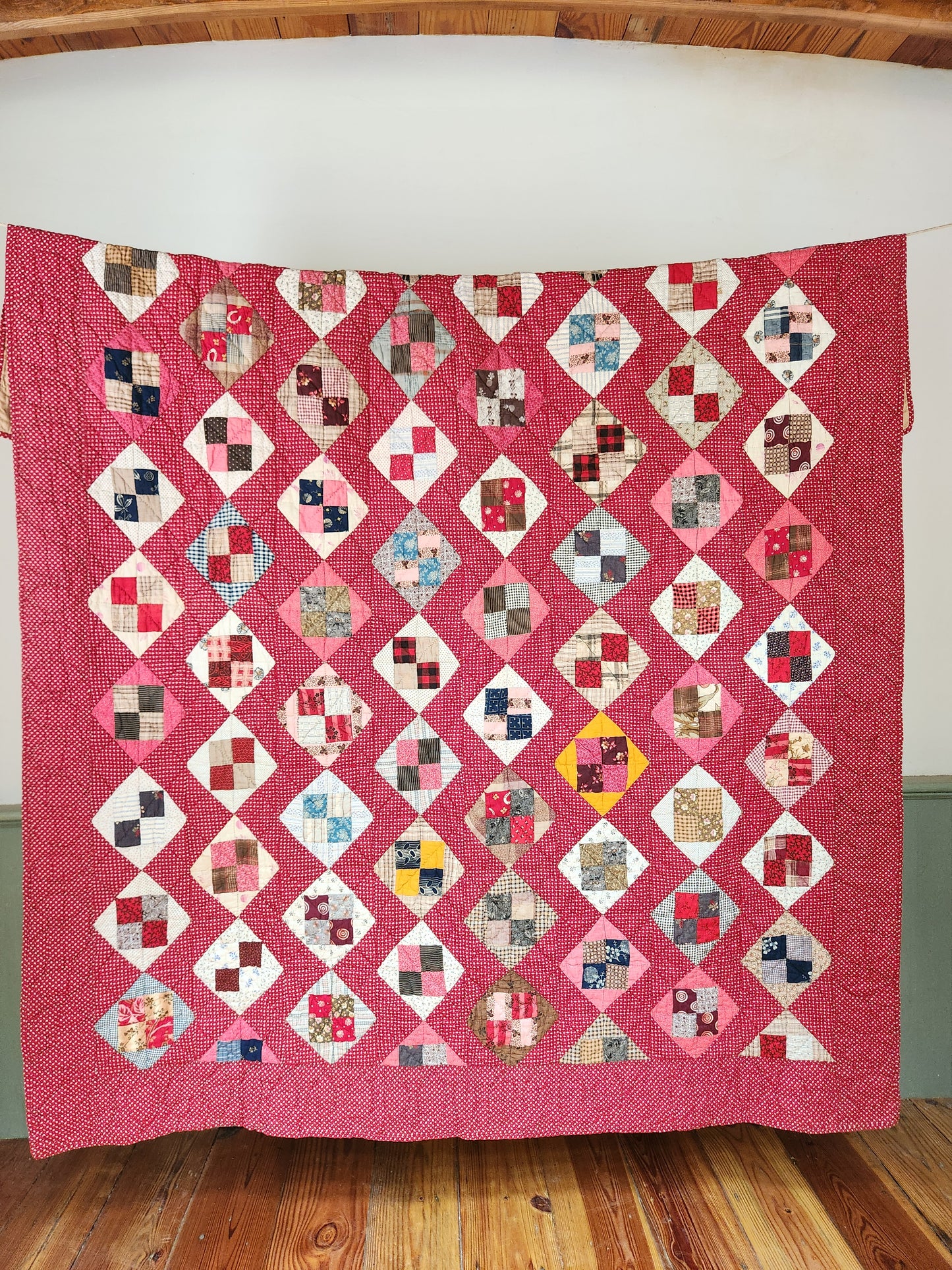 Stunning Patchwork Quilt c1890