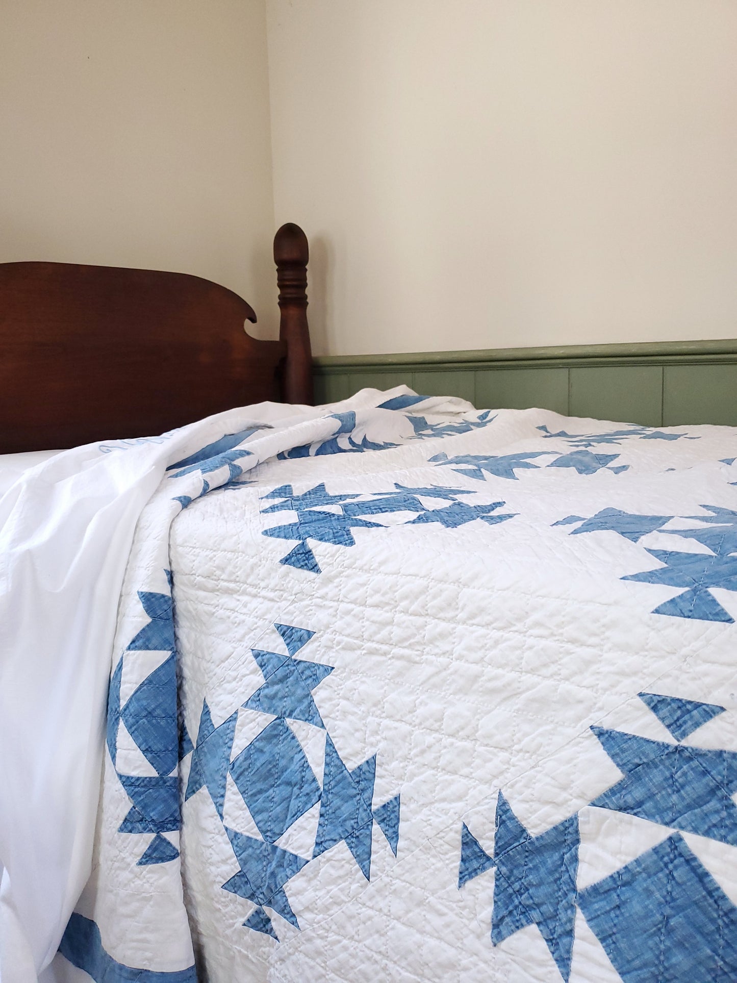 Blue & White Antique Quilt