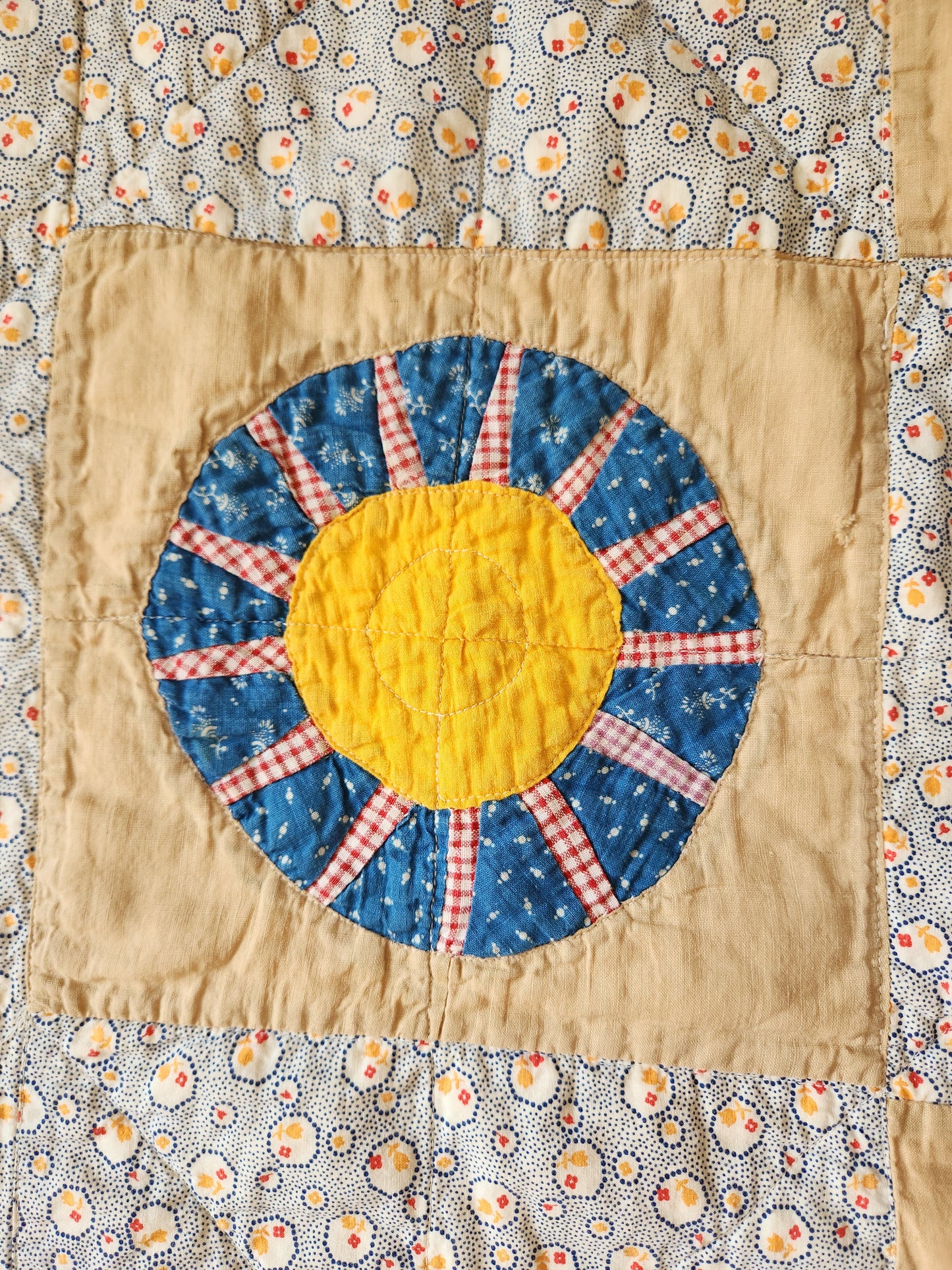 Vintage Wagon Wheel Quilt
