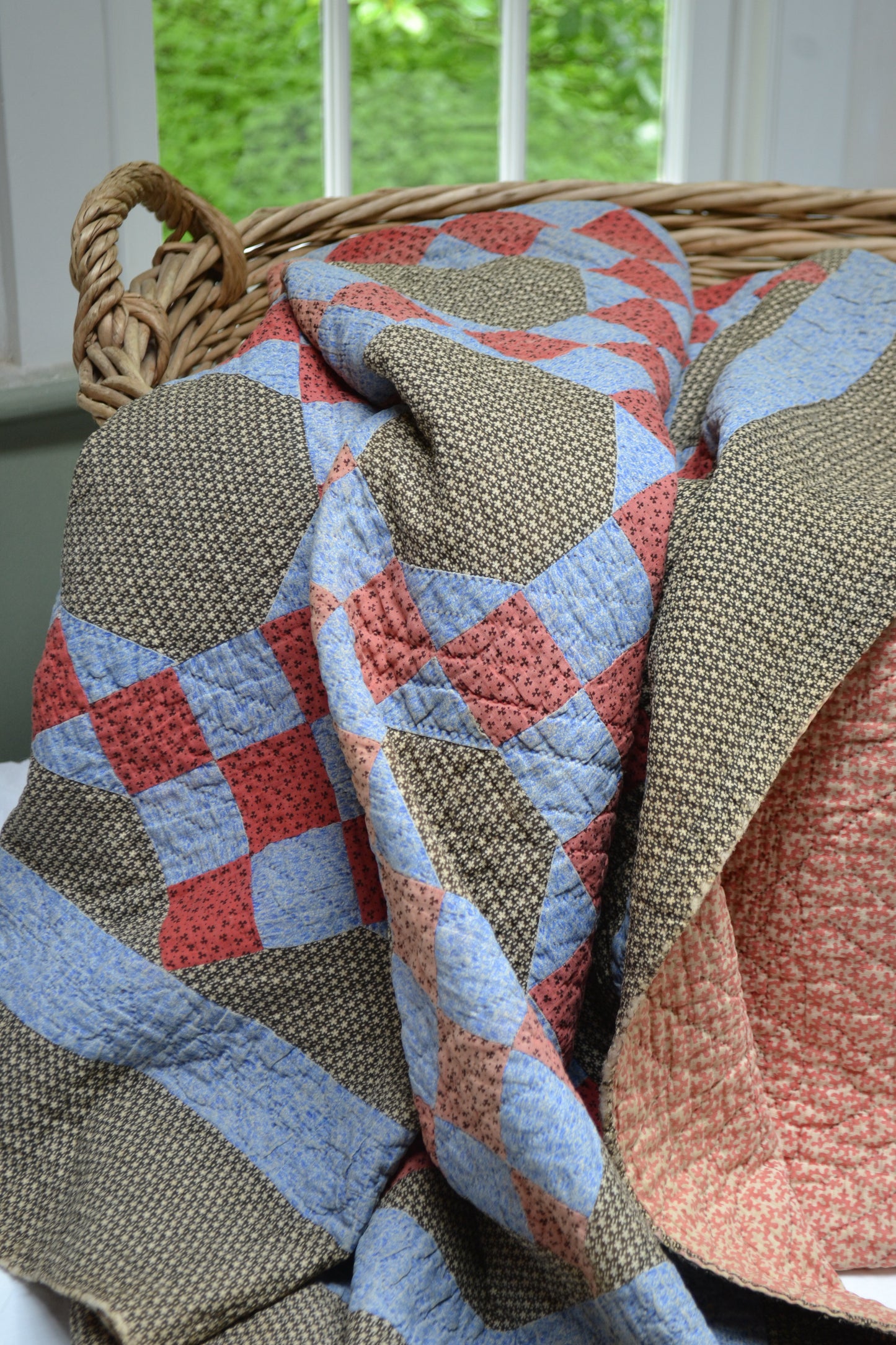 Antique Patchwork Quilt ca 1890