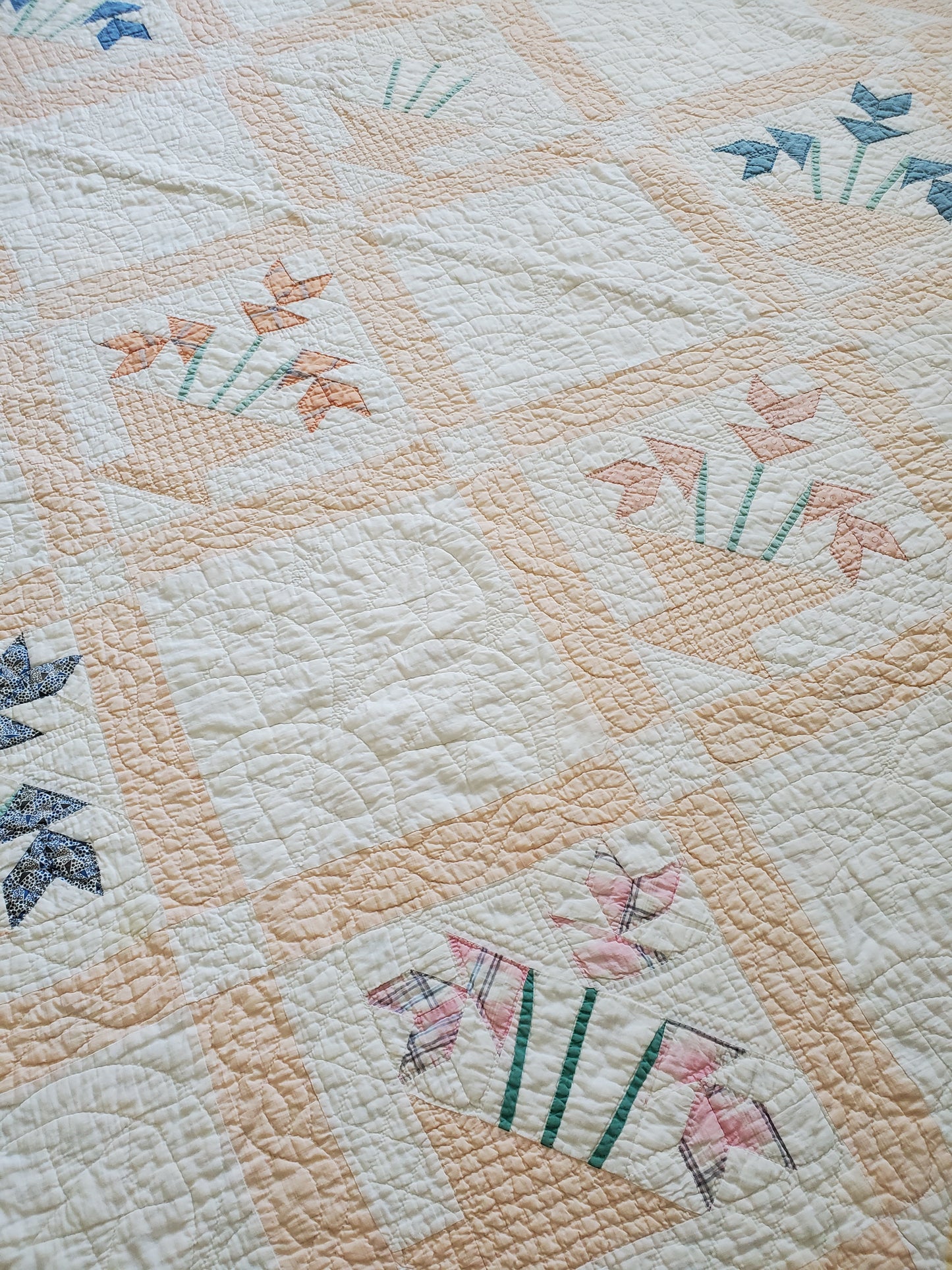 Vintage Lily Quilt 1929