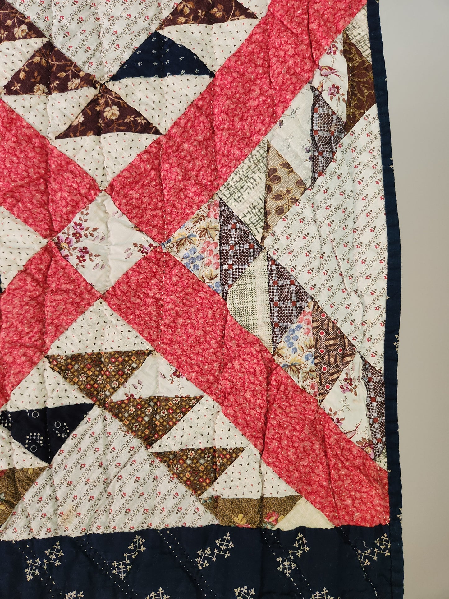Antique Patchwork Quilt c1890
