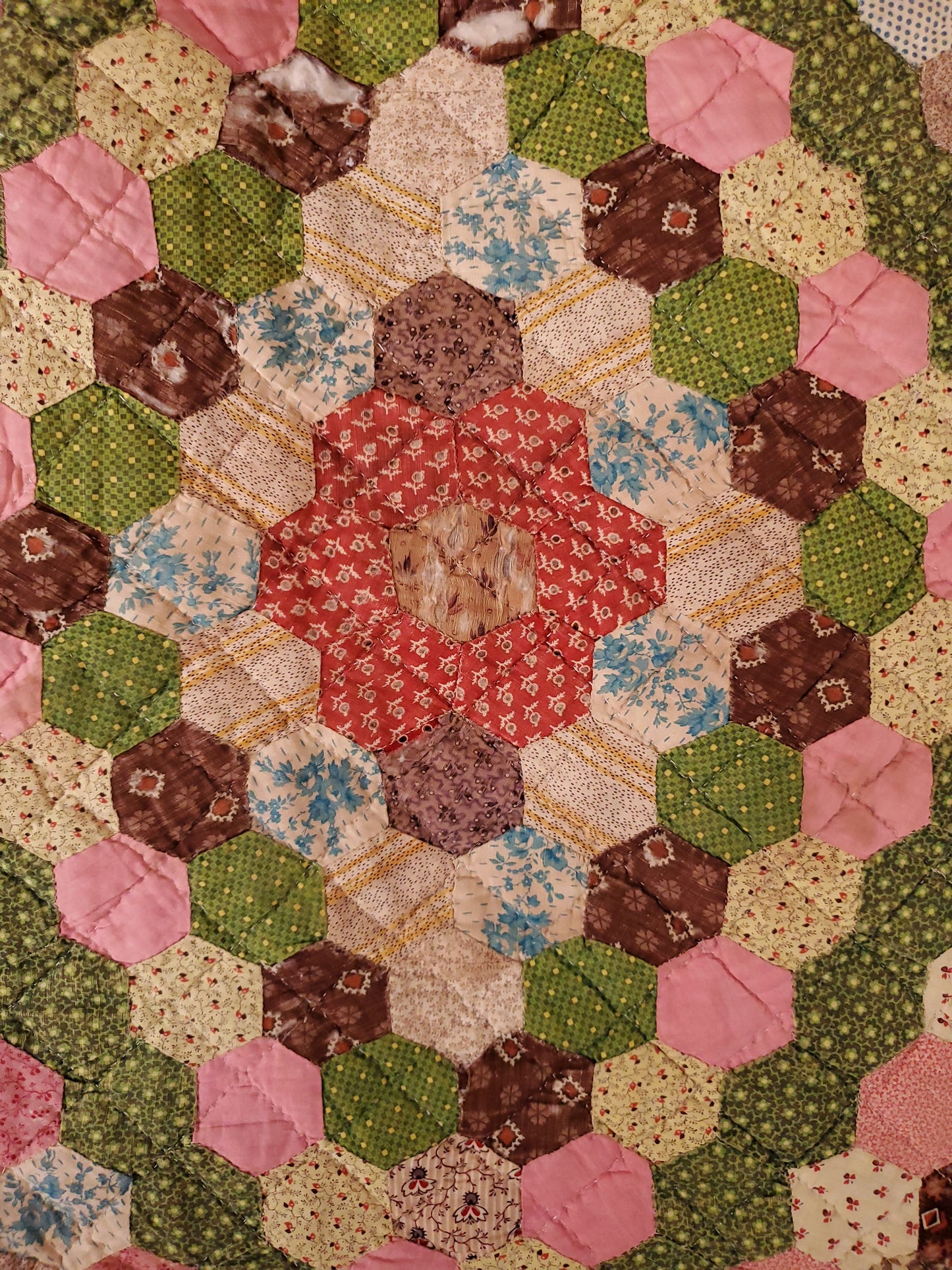 Hexagon Flower Quilt