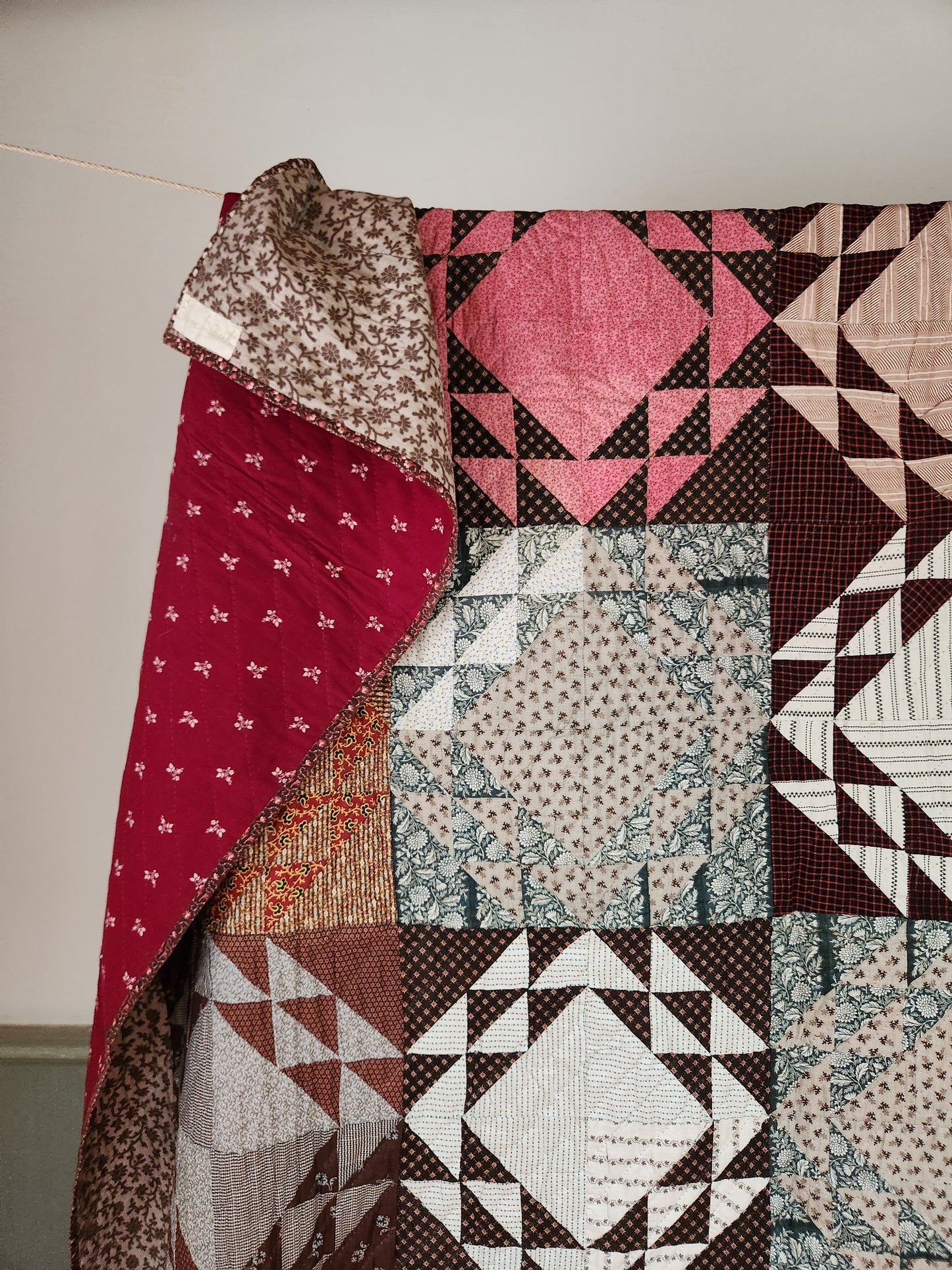 Mint Condition 19th Century Patchwork Quilt