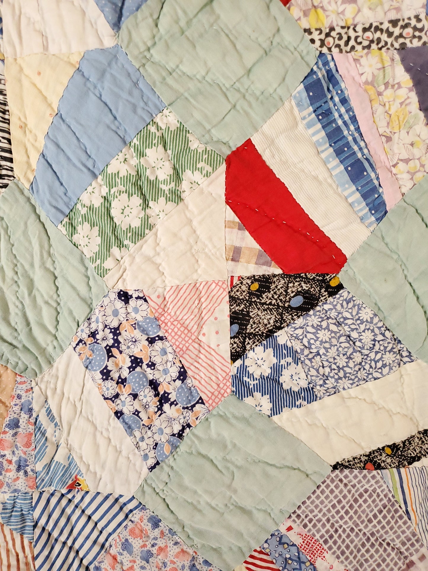 Vintage Patchwork Quilt c1930