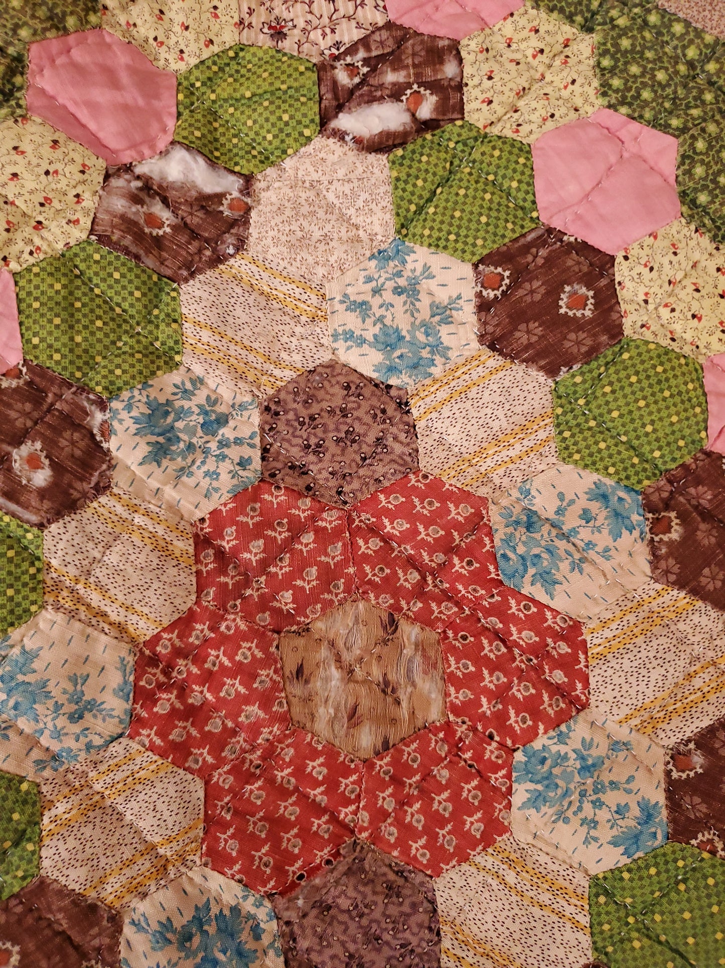 Hexagon Flower Quilt