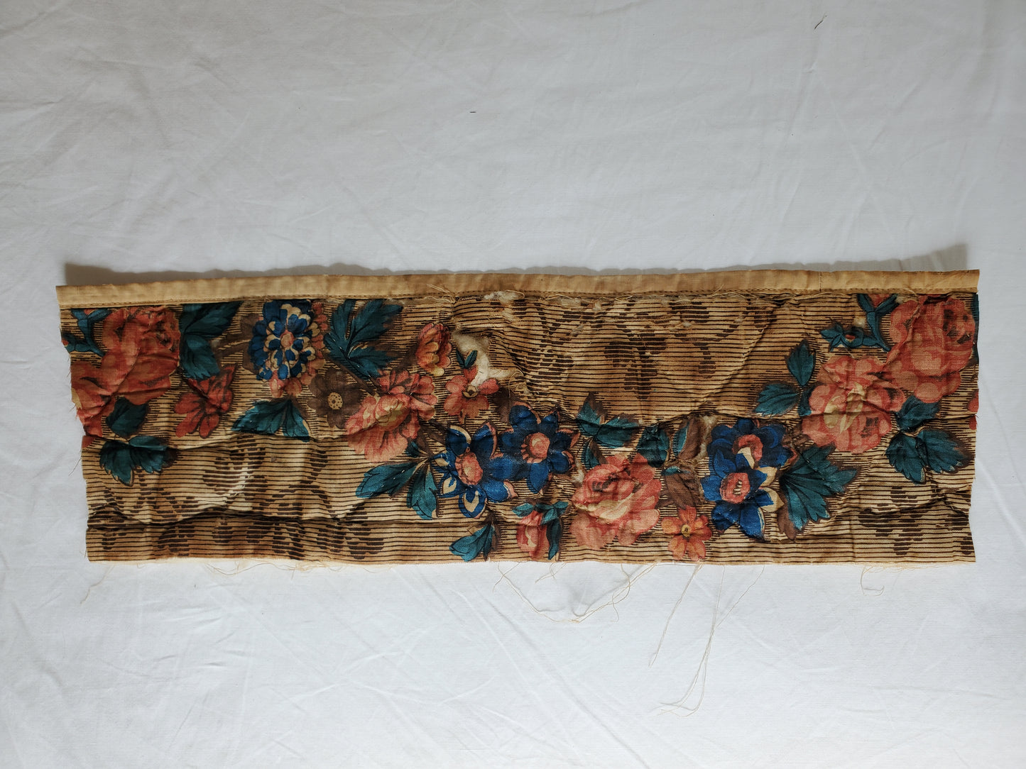 Early 19th Century Chintz Quilt Remnant