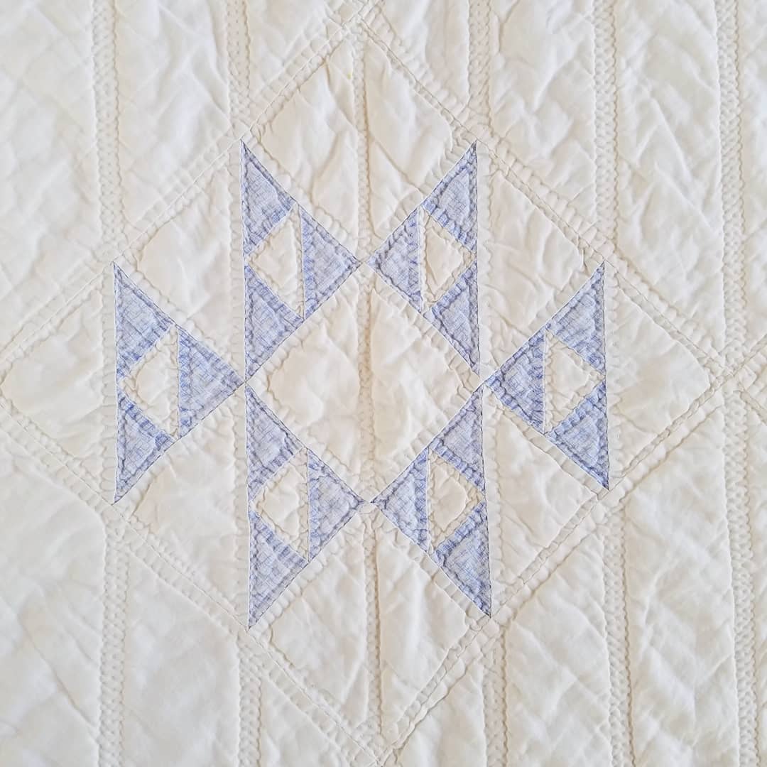 Pale Blue Quilt