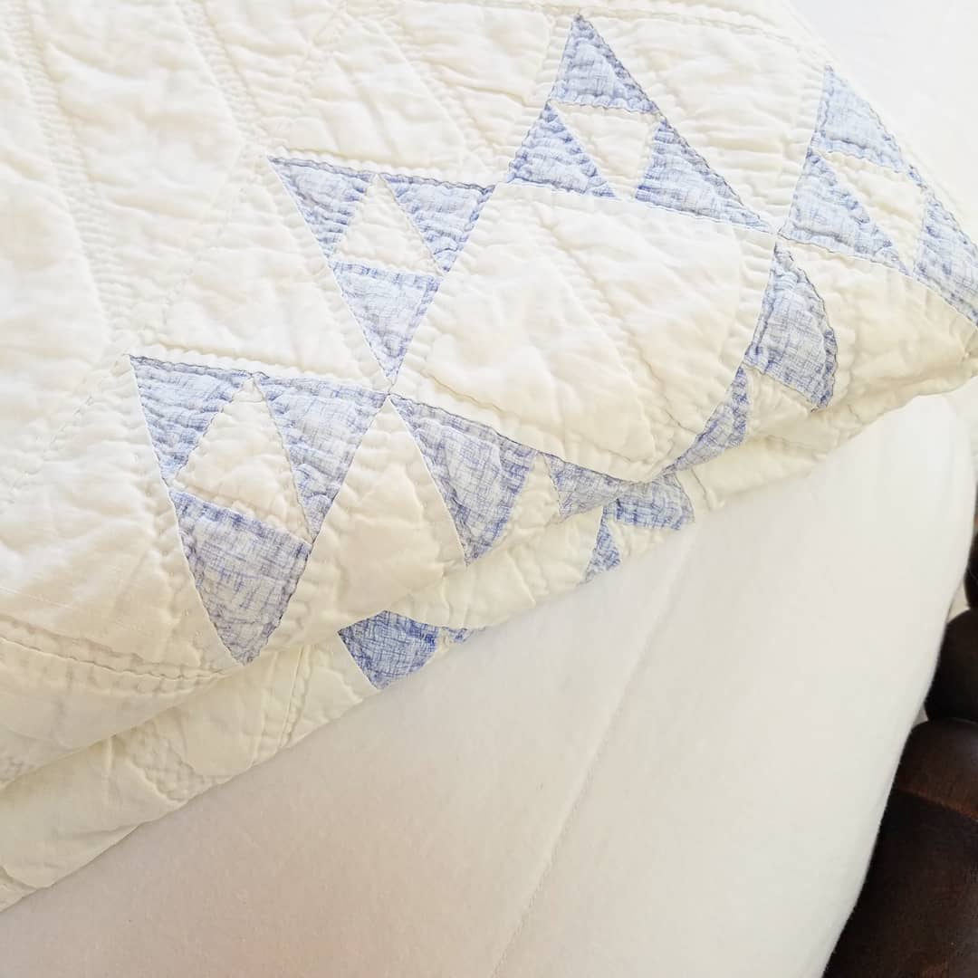 Pale Blue Quilt