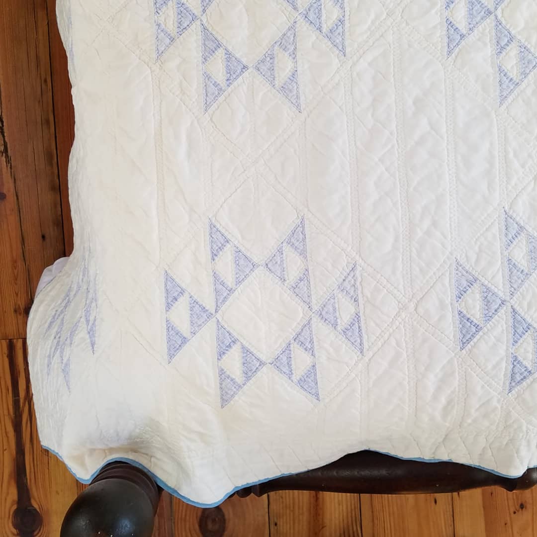 Pale Blue Quilt