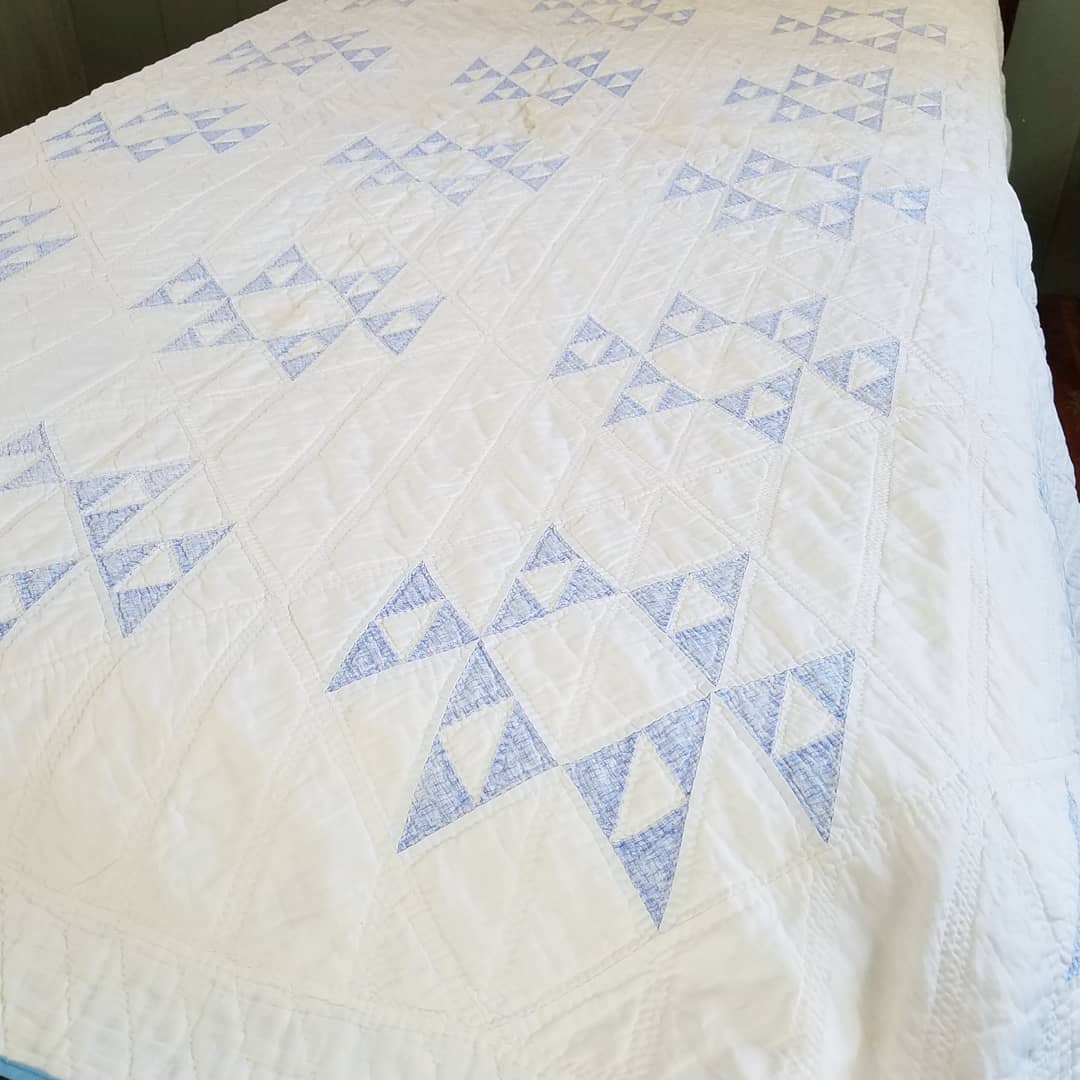 Pale Blue Quilt