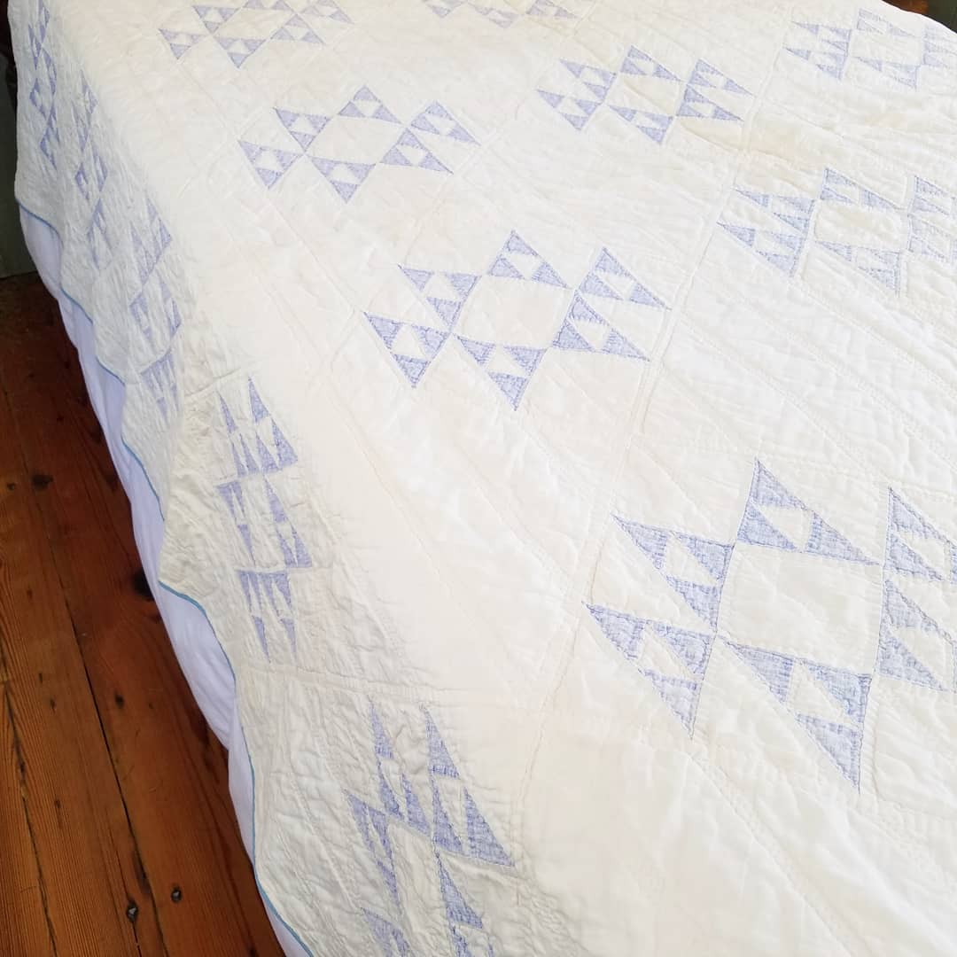 Pale Blue Quilt