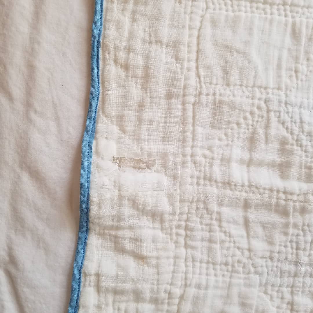 Pale Blue Quilt