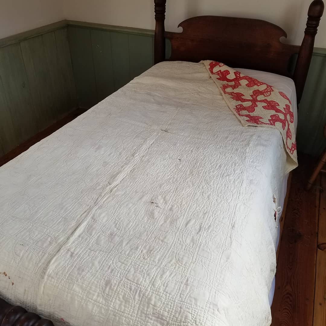 Lady in Red Quilt