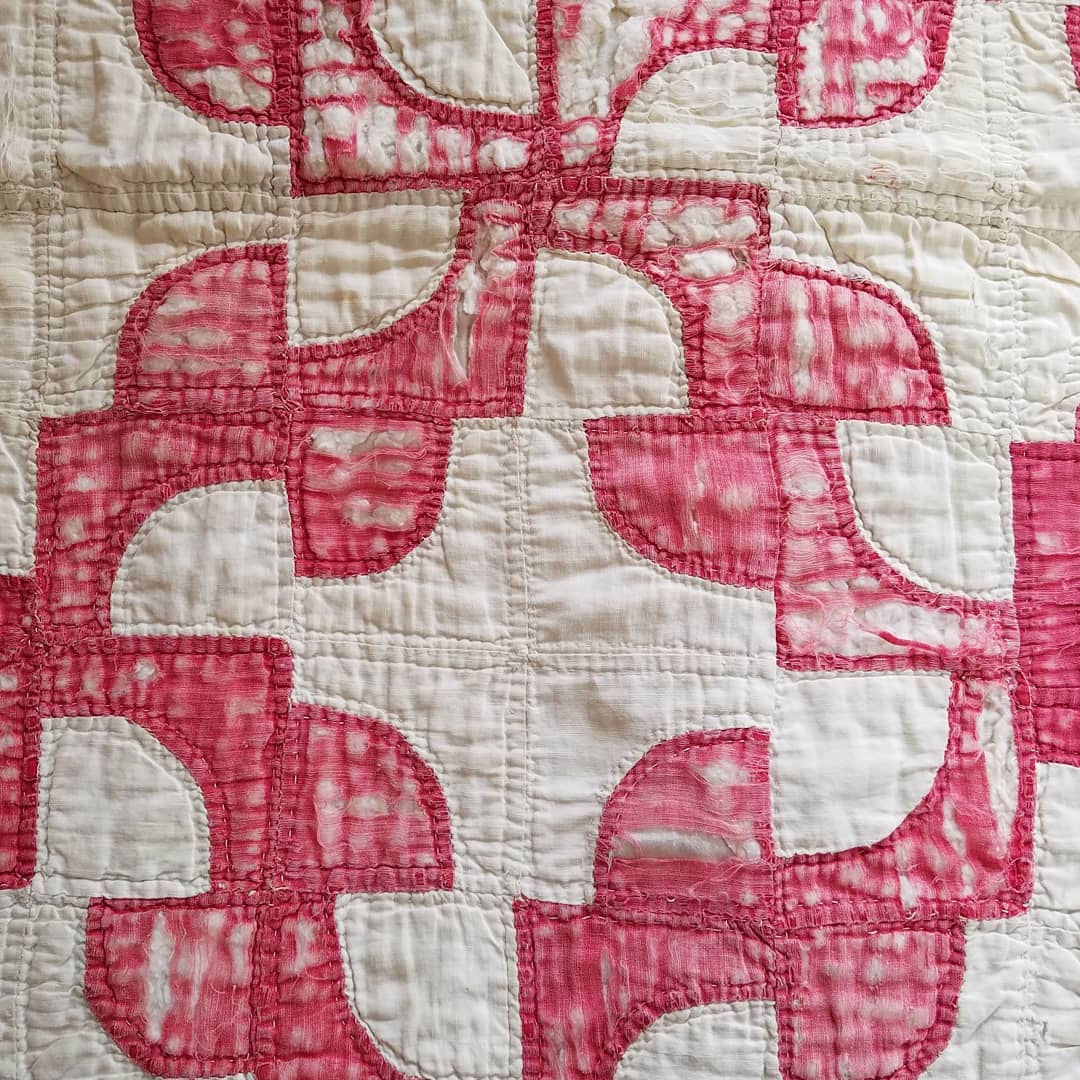 Lady in Red Quilt