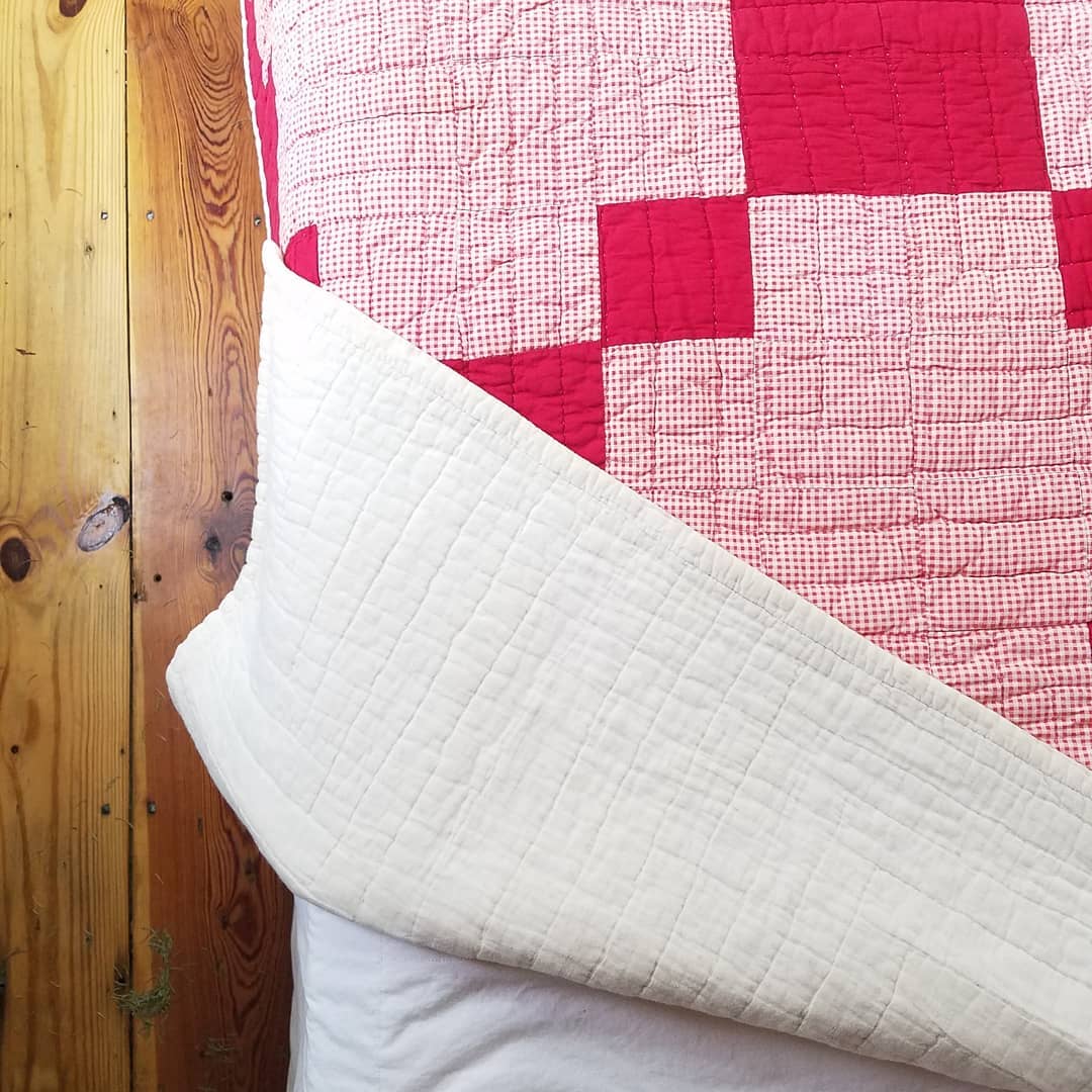 Red Gingham Quilt