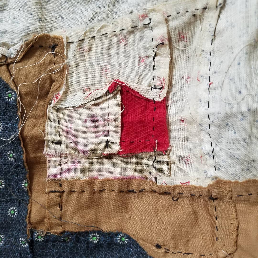 Log Cabin Quilt Top