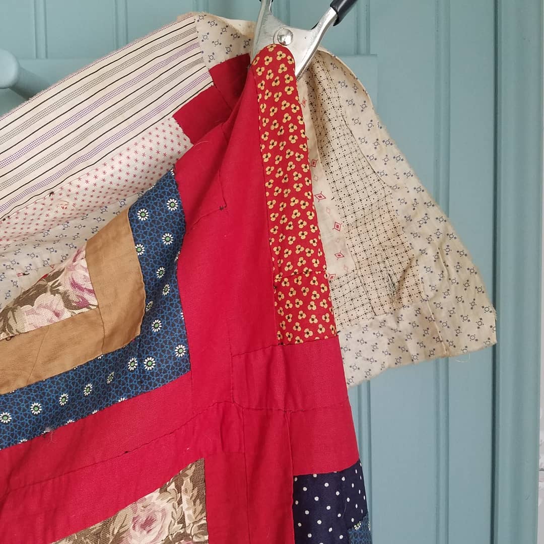 Log Cabin Quilt Top