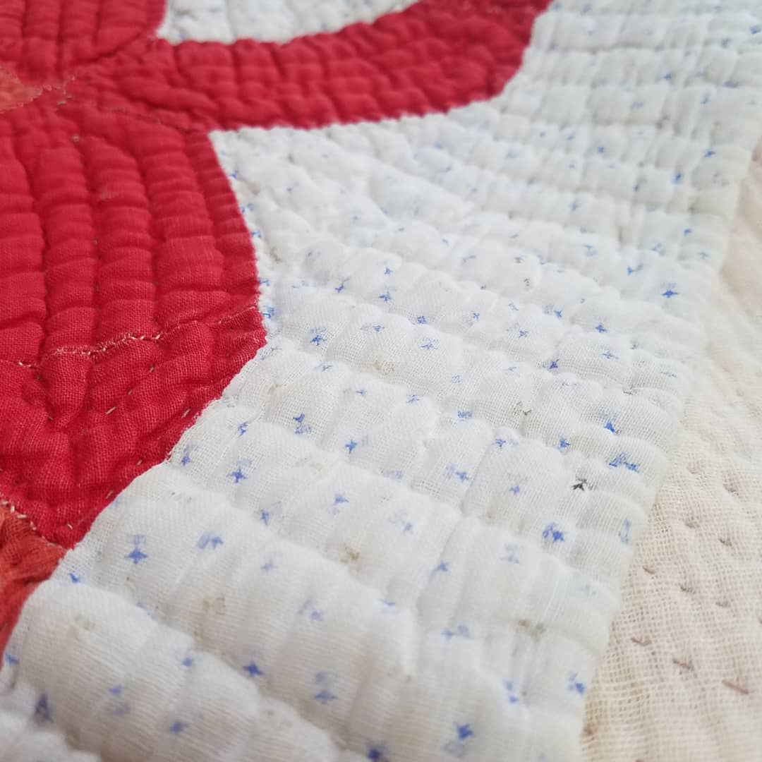 Multi Red Antique Quilt