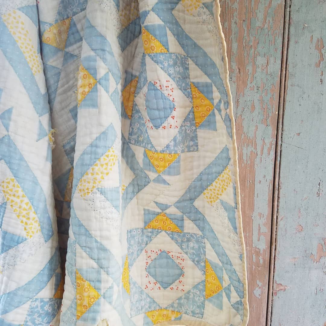 Vintage Whole Cloth Quilt