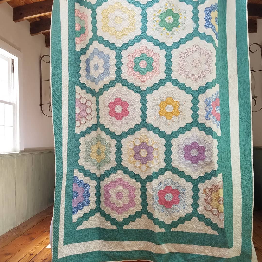 Grandmother's Garden Quilt 2