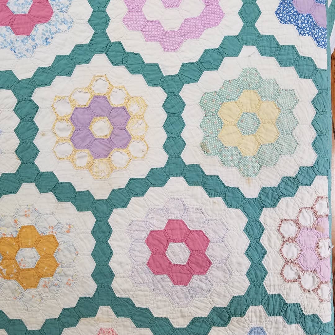 Grandmother's Garden Quilt 2